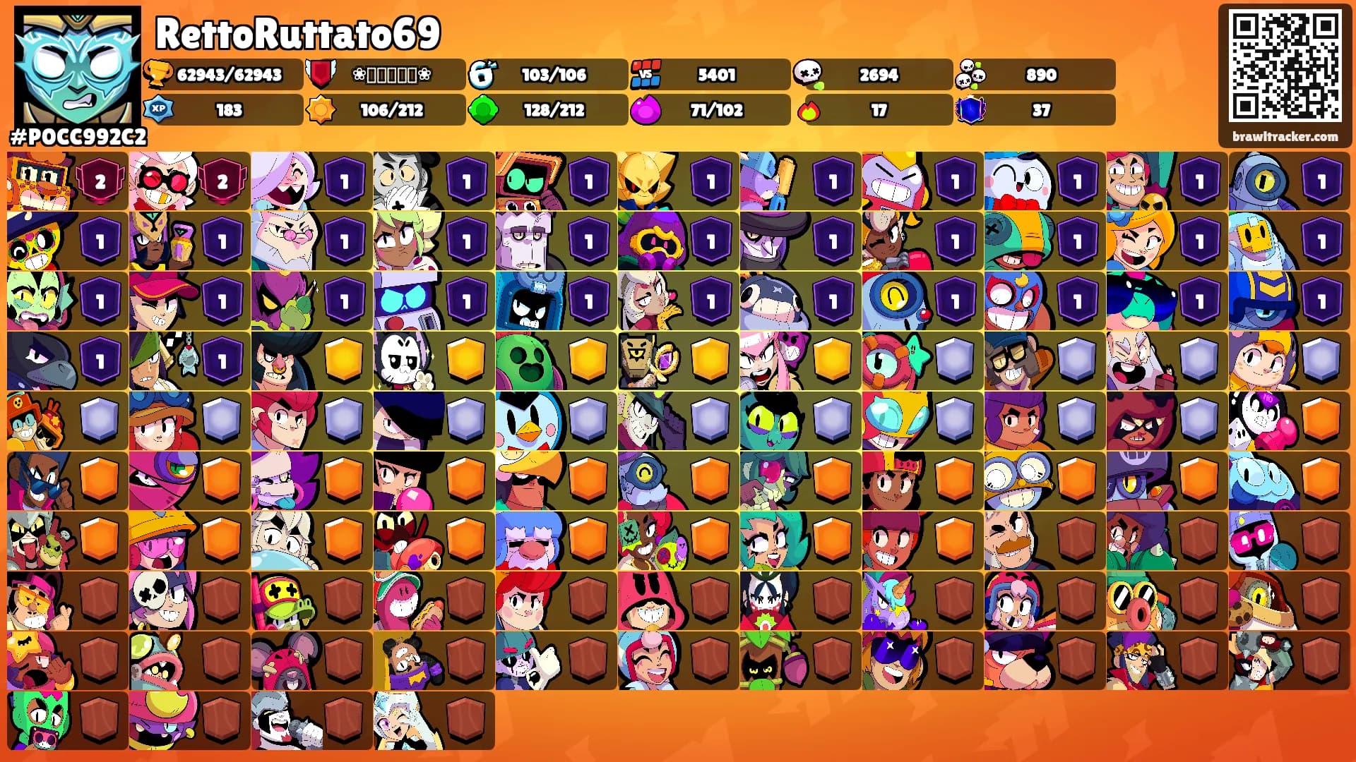 RettoRuttato69's Ranks