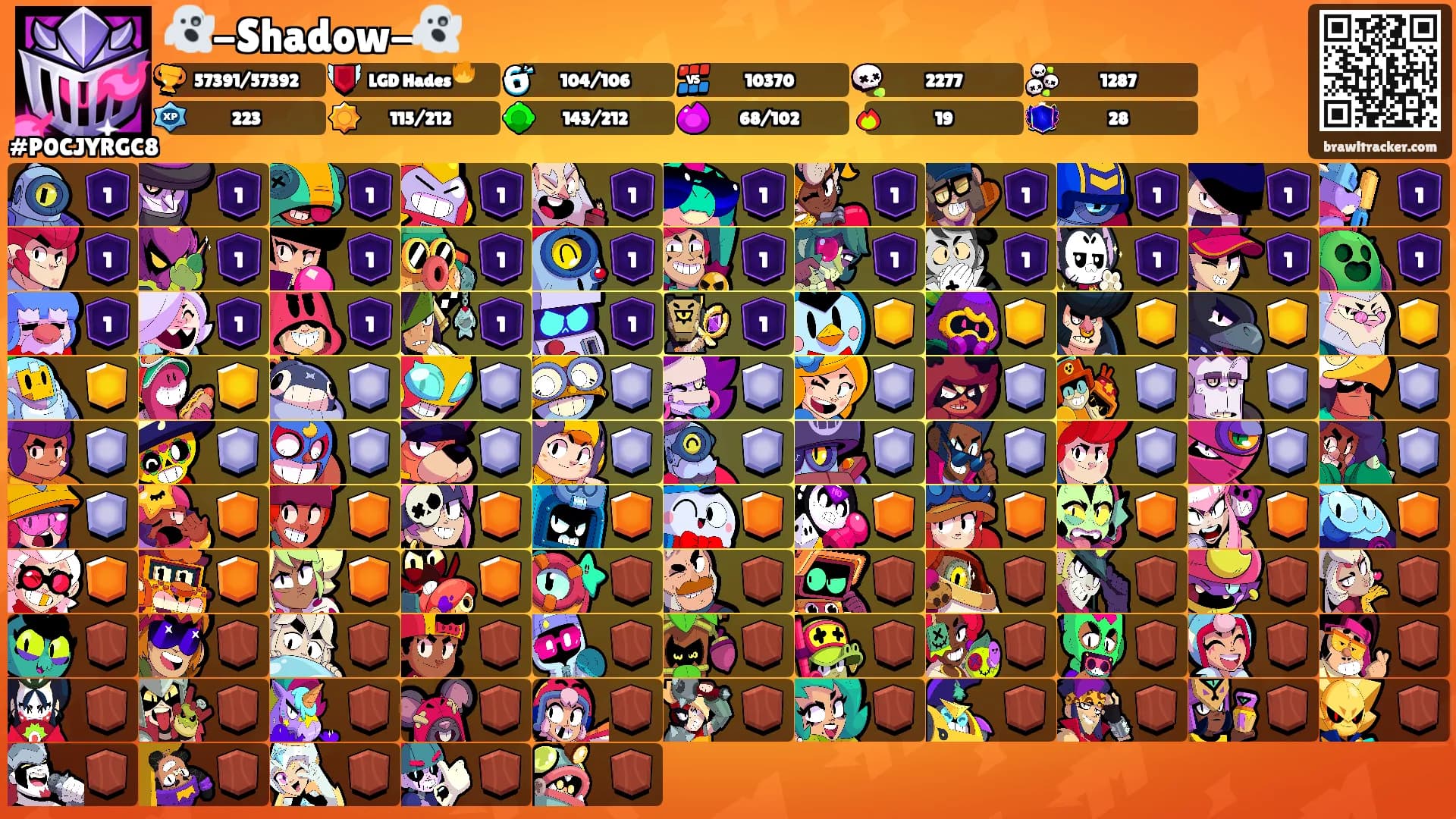 👻-Shadow-👻's Ranks