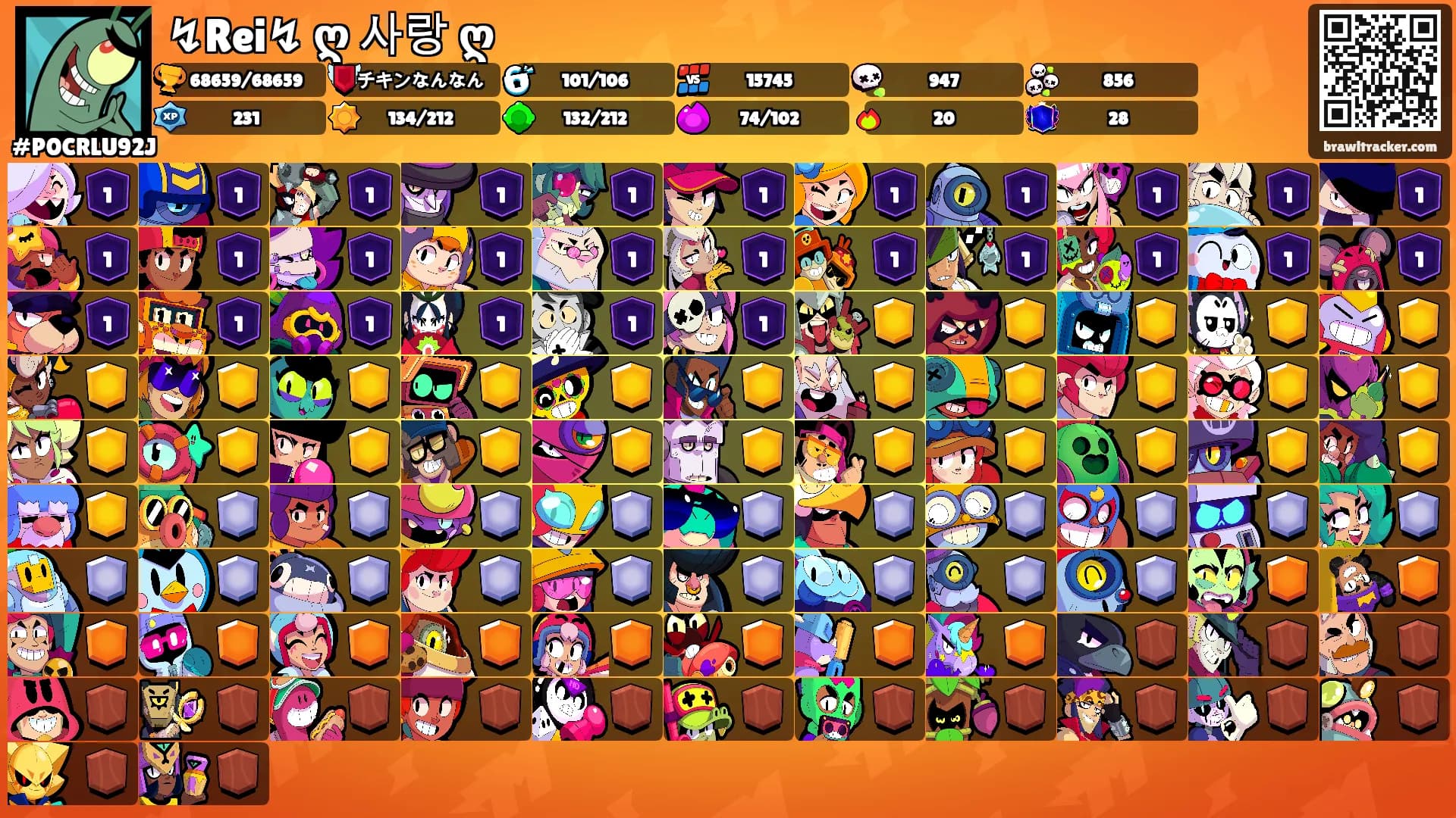 ↯Rei↯ ღ 사랑 ღ's Ranks