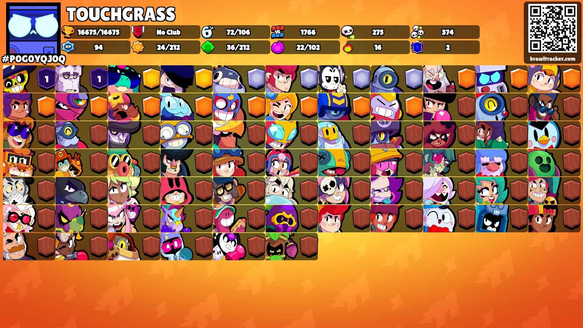 TOUCHGRASS's Ranks