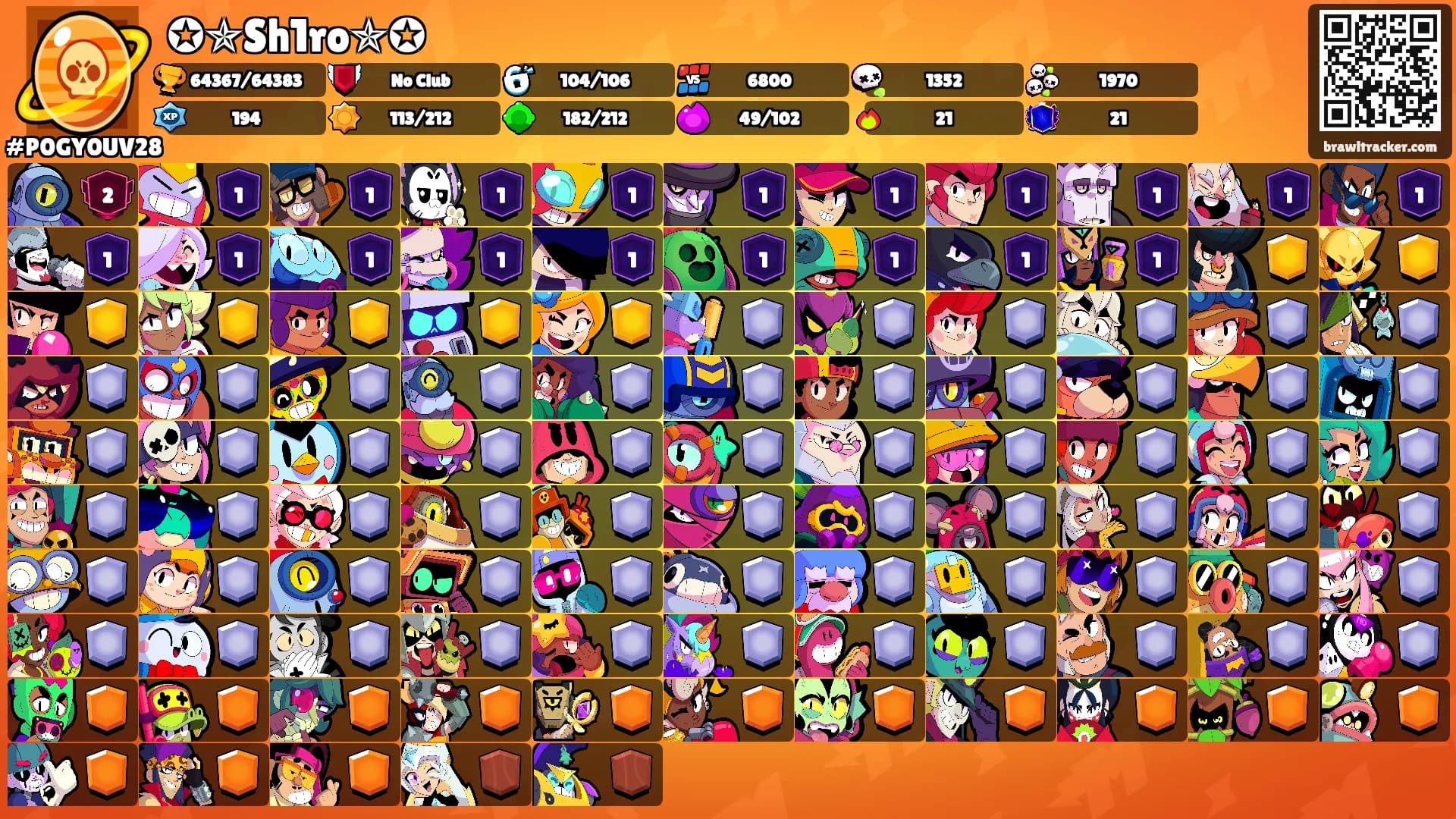 ✪✯Sh1ro✯✪'s Ranks