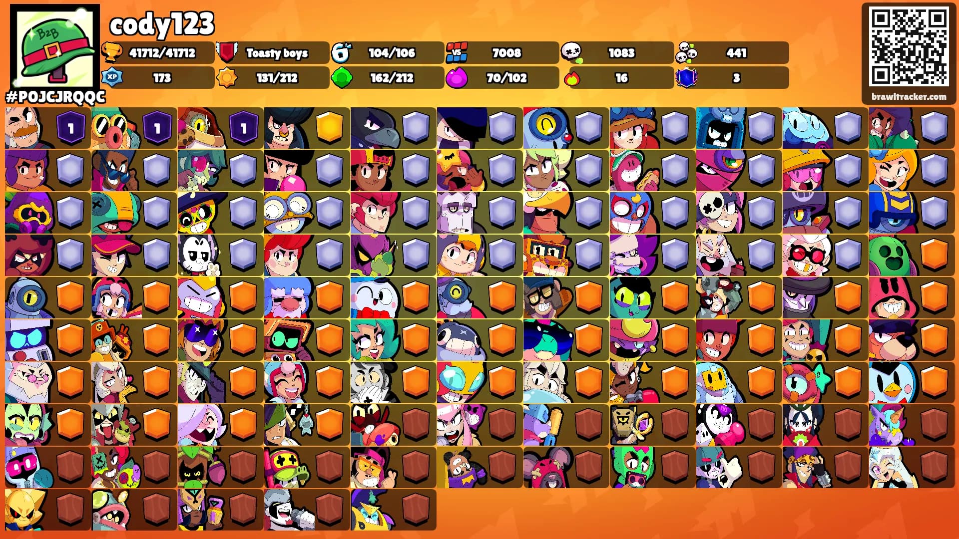 cody123's Ranks