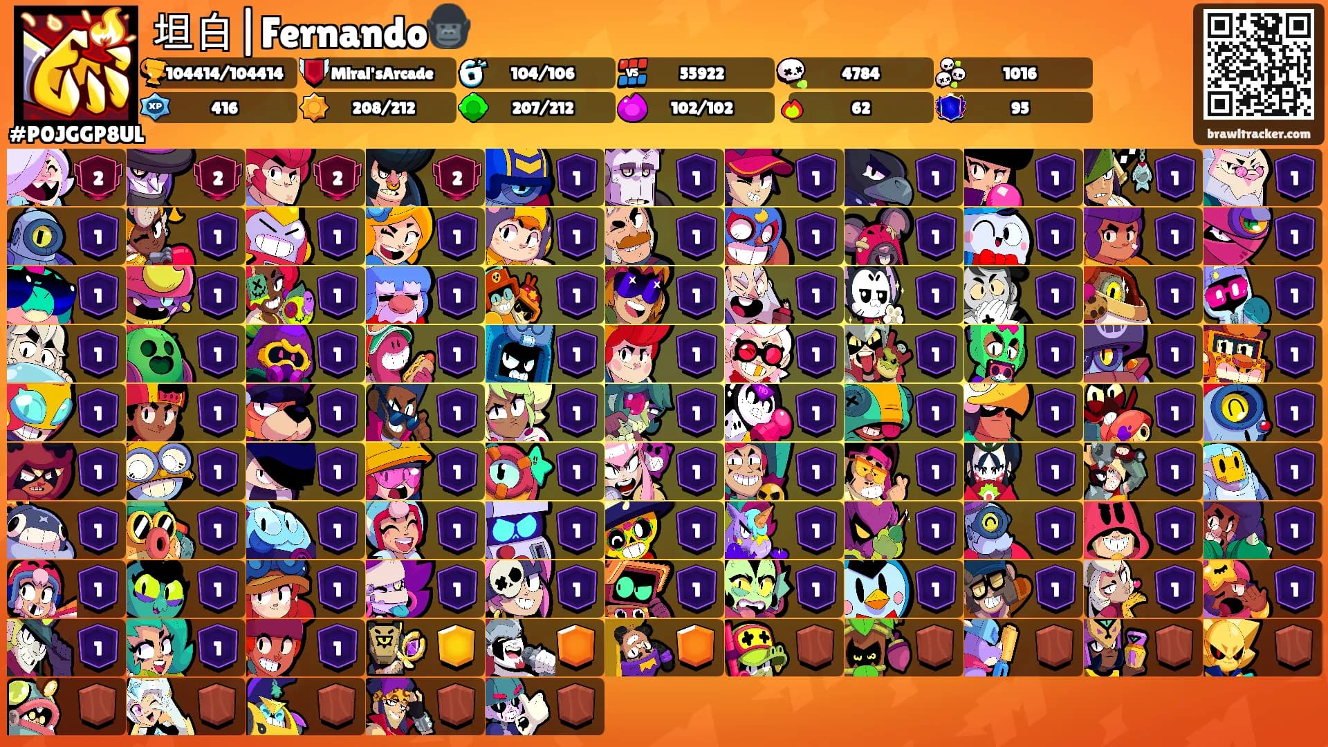 坦白|Fernando🦍's Ranks