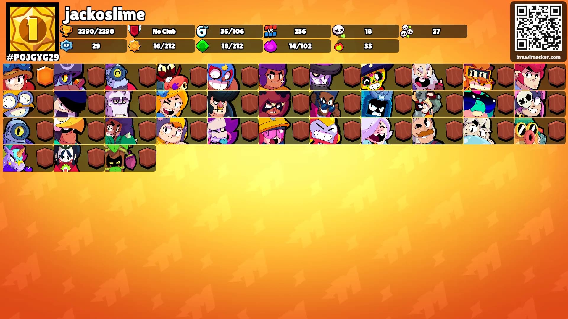 jackoslime's Ranks