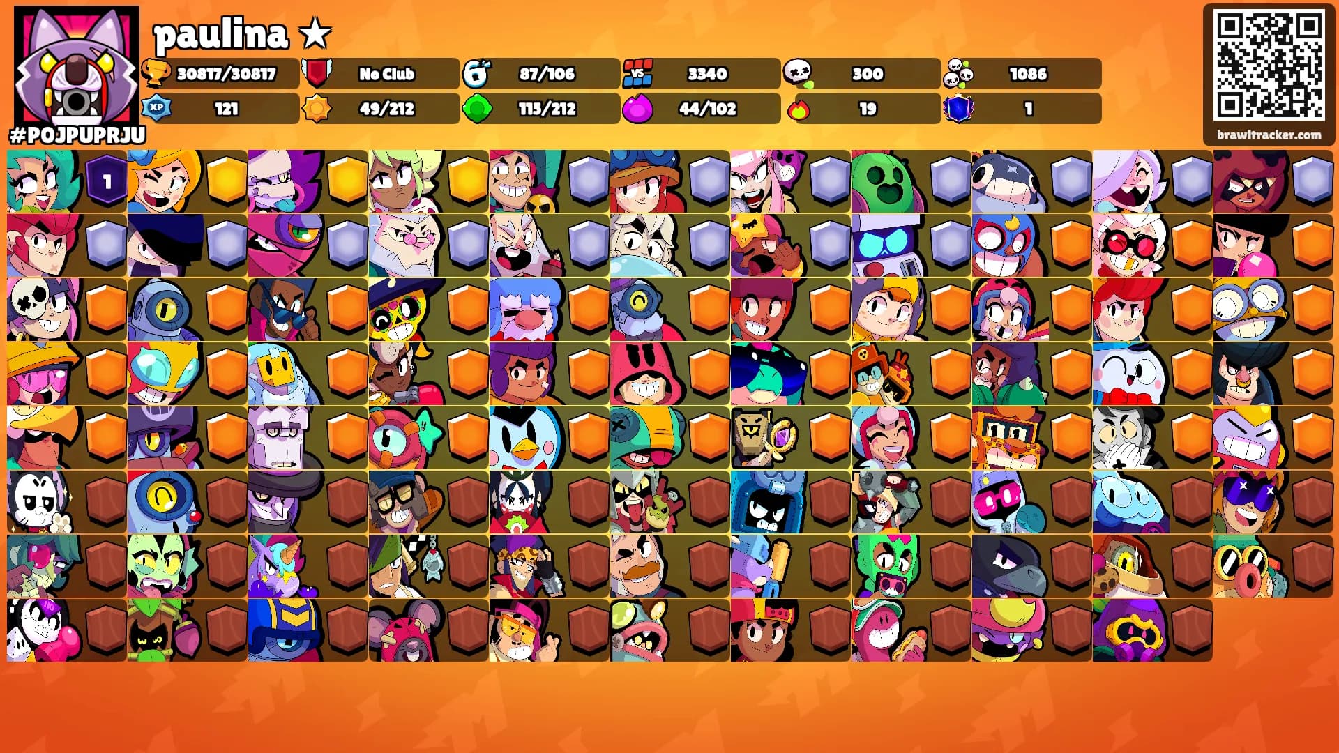 paulina ★'s Ranks