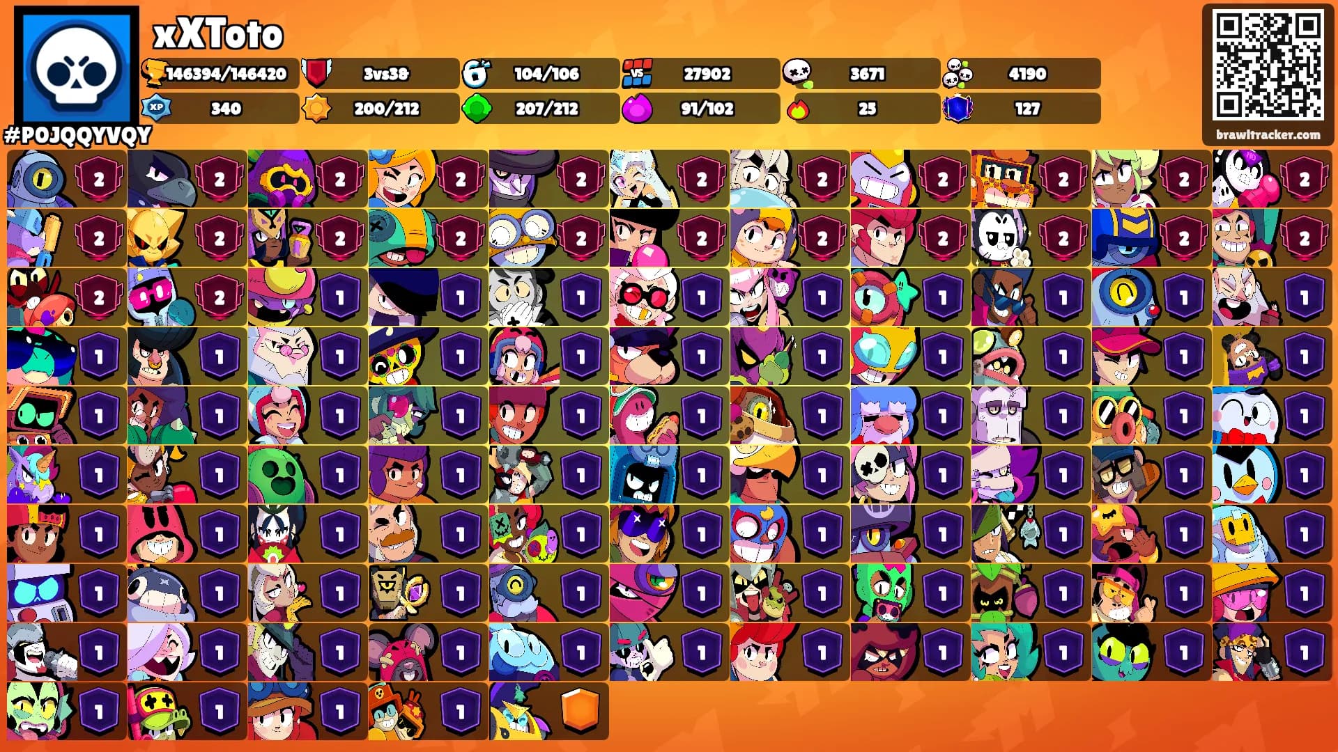 xXToto's Ranks