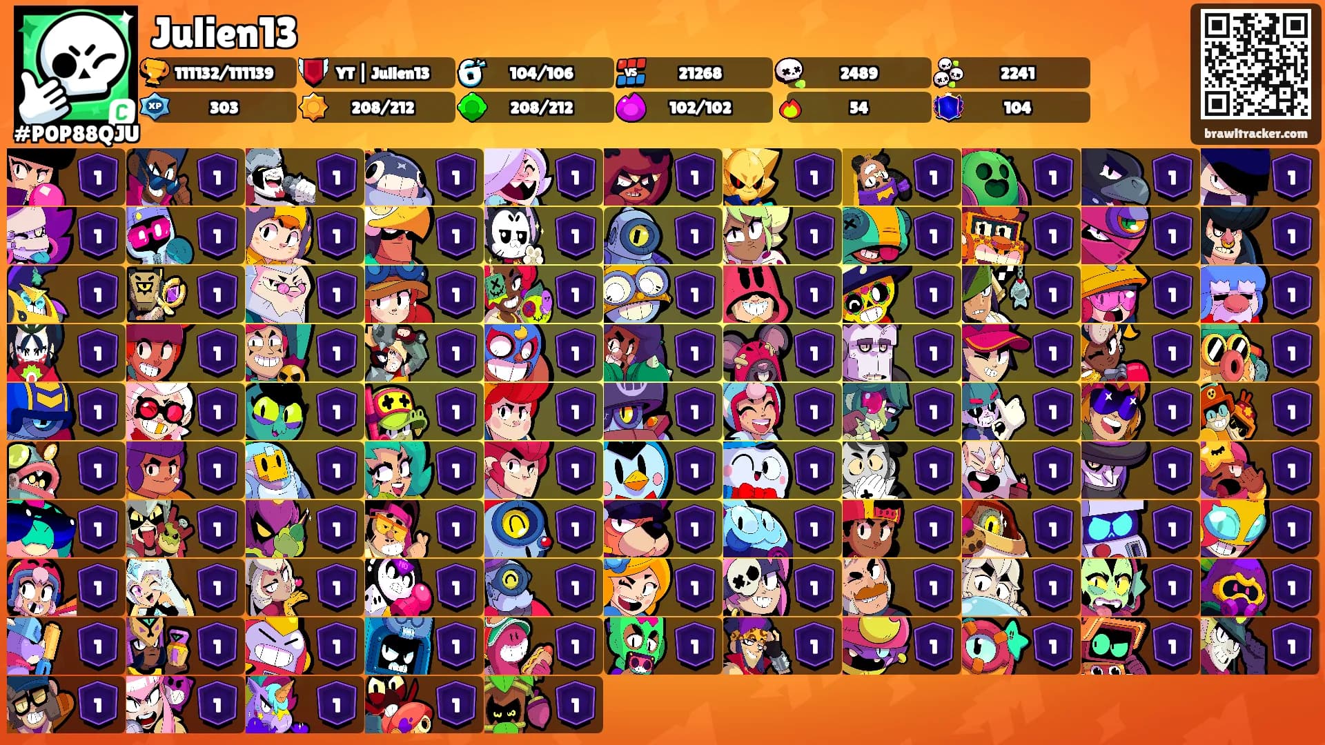 Julien13's Ranks