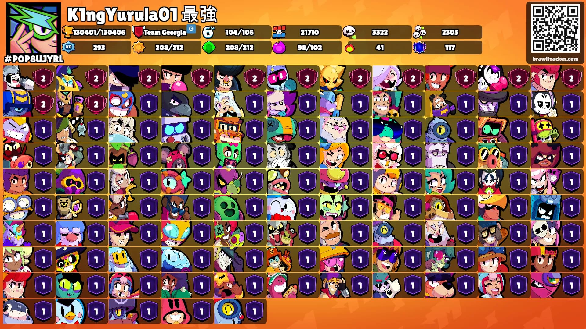 K1ngYurula01 最強's Ranks