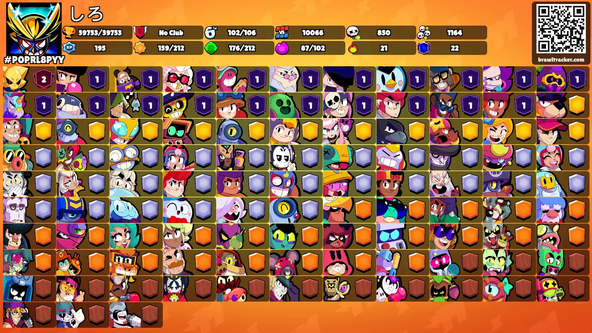 しろ's Ranks