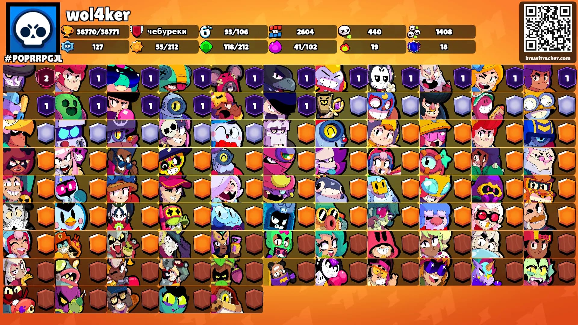 wol4ker's Ranks