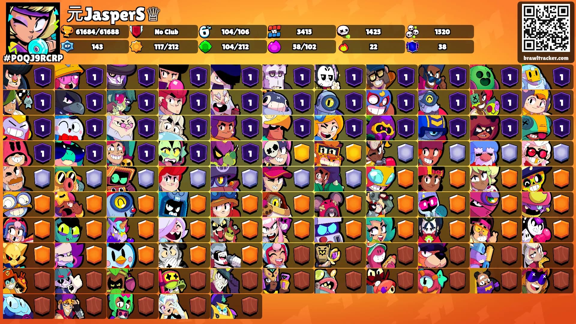 元JasperS♕'s Ranks