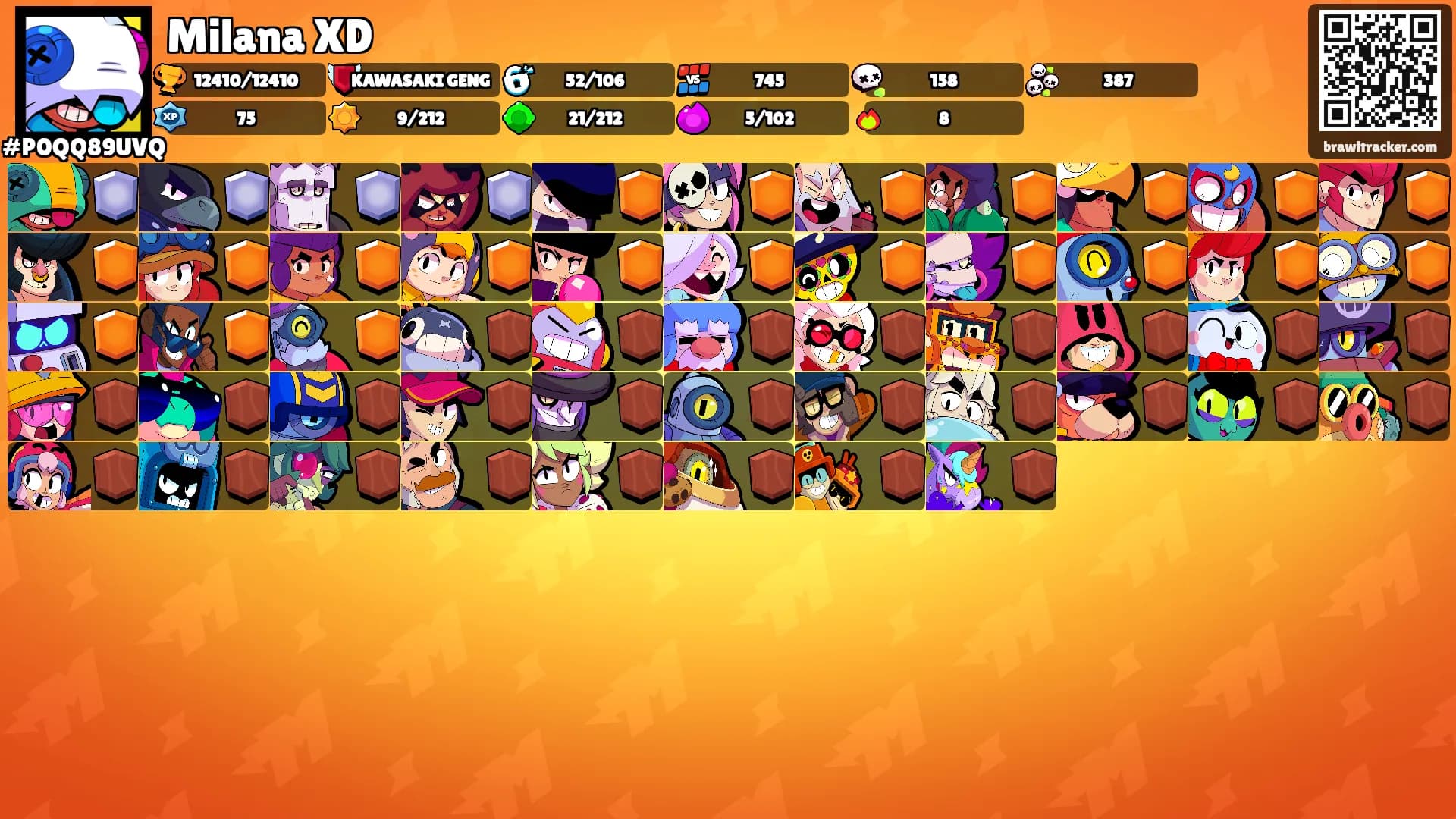 Milana XD's Ranks
