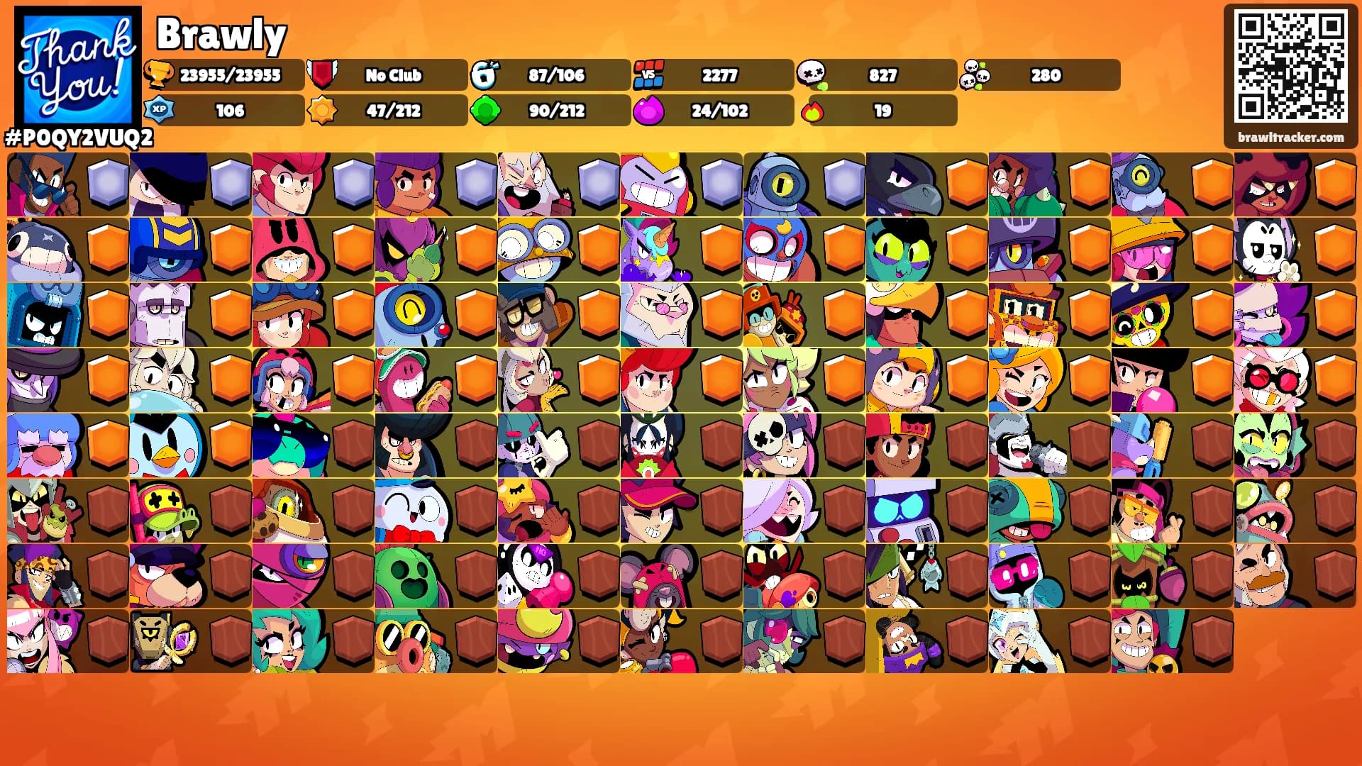 Brawly's Ranks