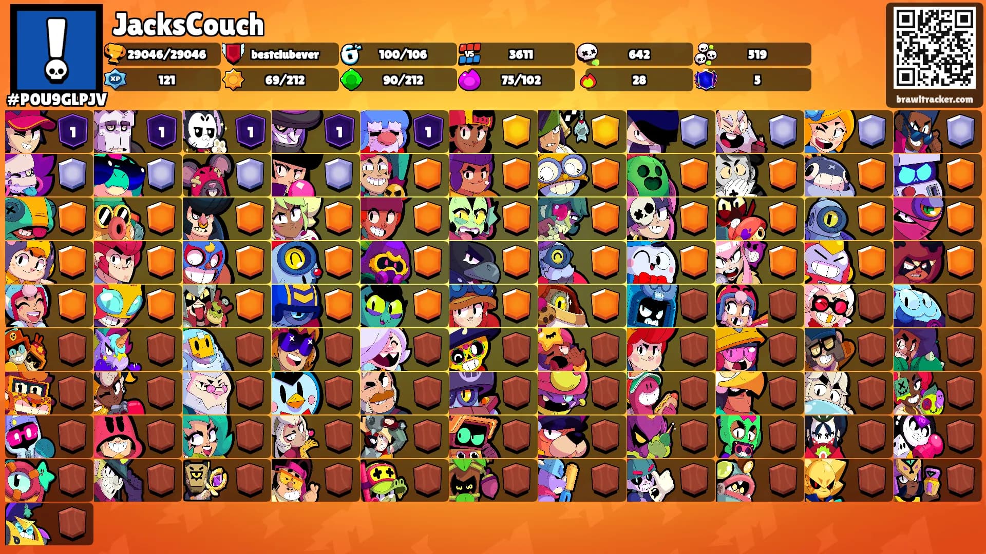 JacksCouch's Ranks