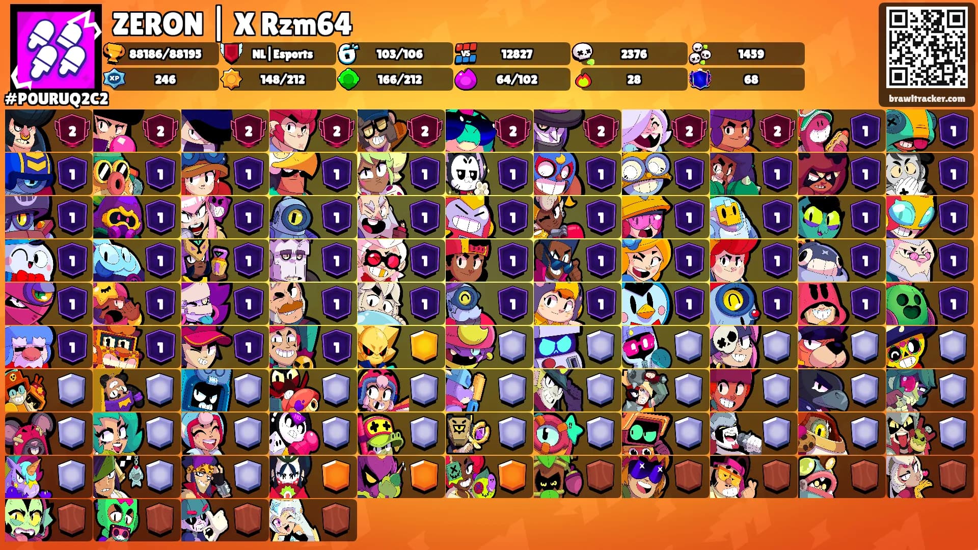 ZERON | X Rzm64's Ranks