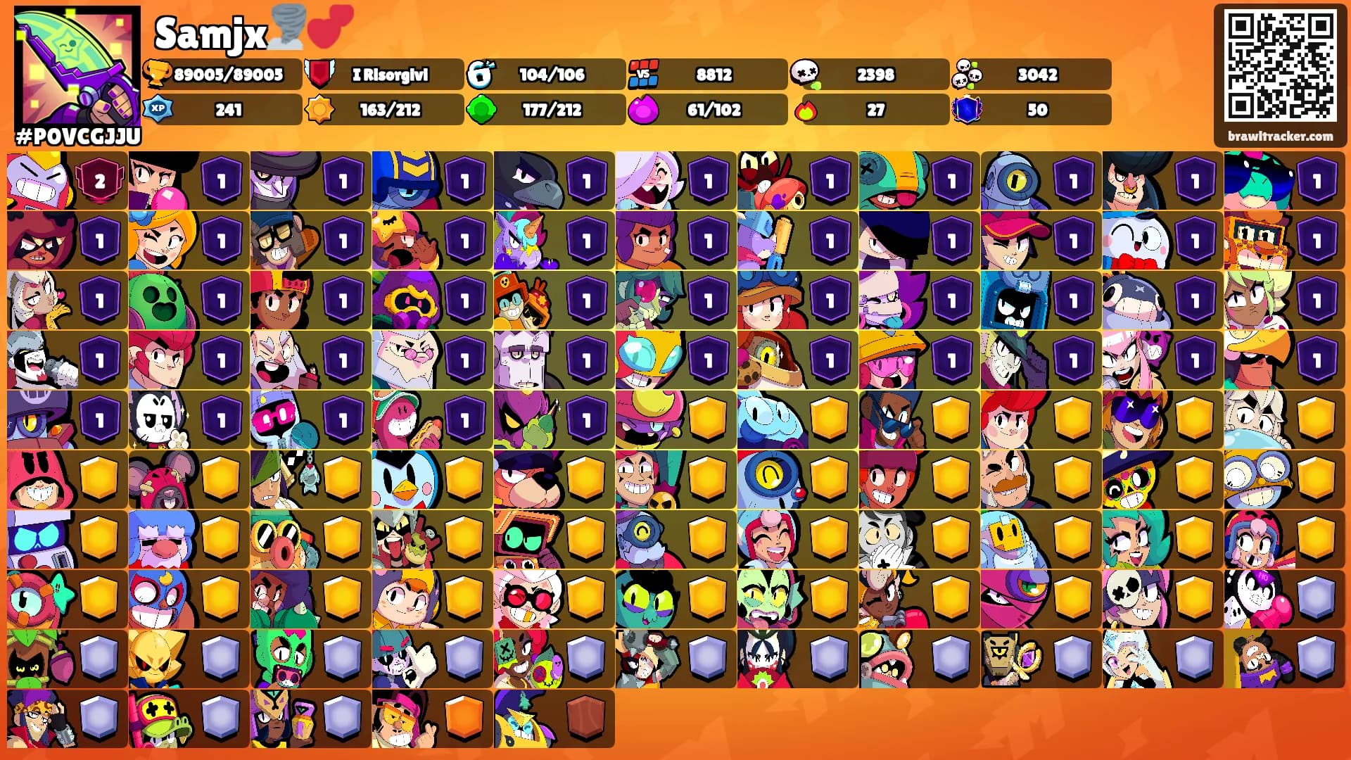 Samjx🌪️💕's Ranks