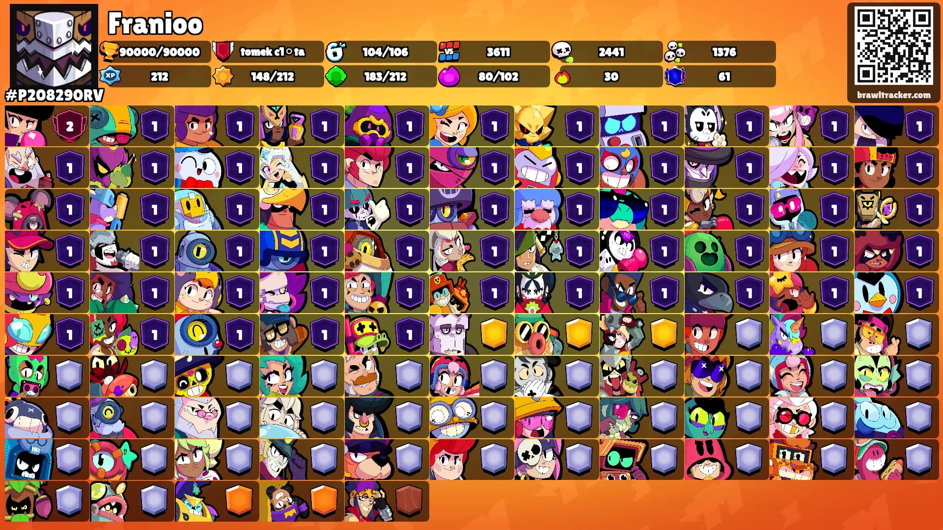 Franioo's Ranks