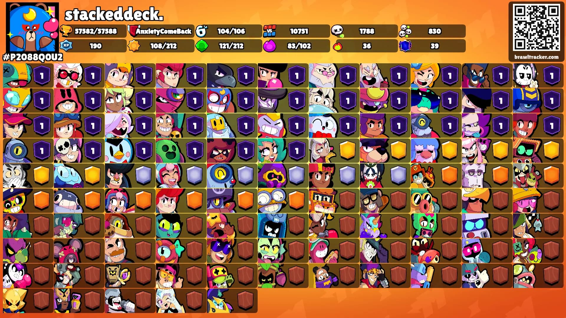 stackeddeck.'s Ranks