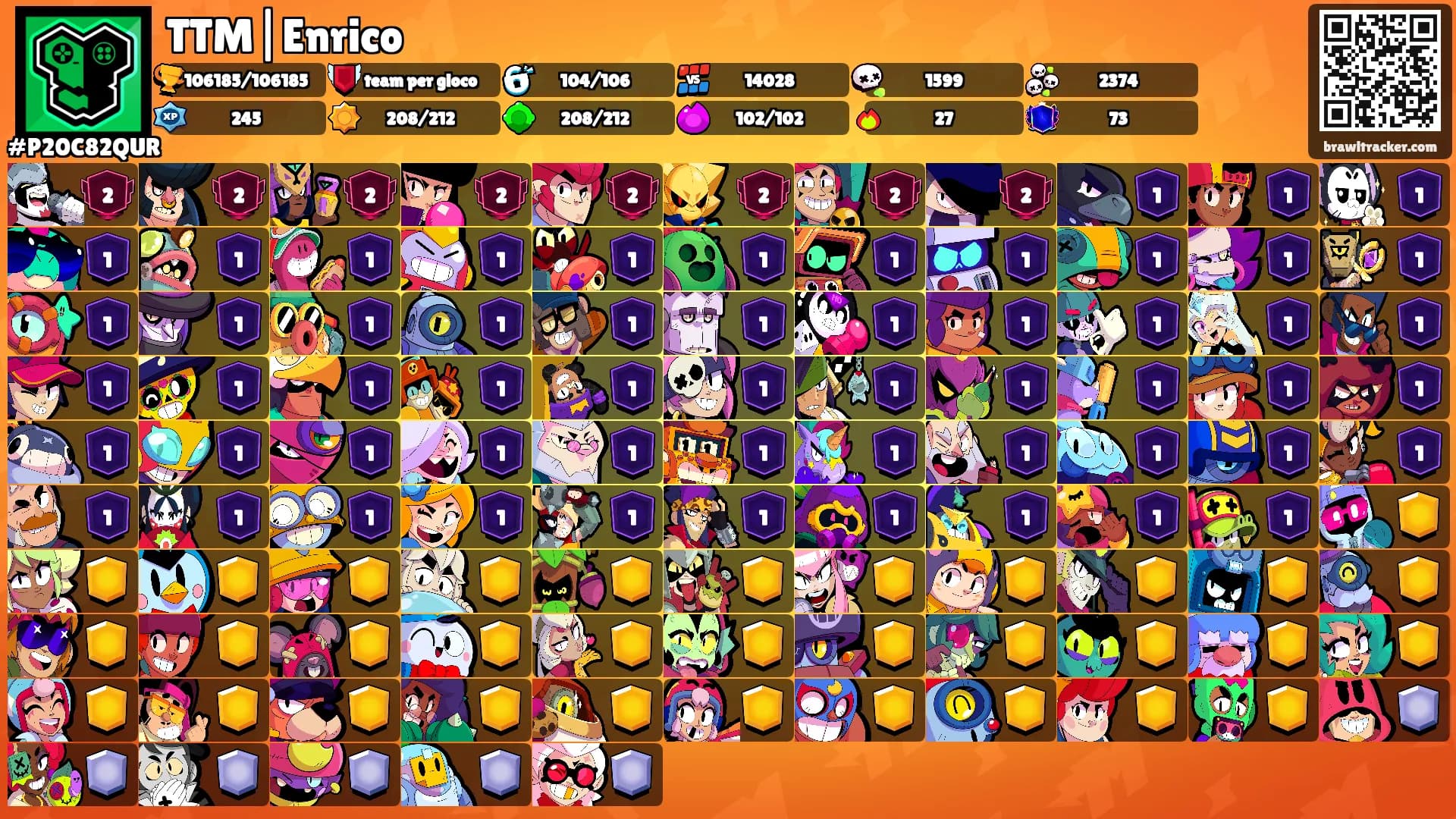 TTM|Enrico's Ranks