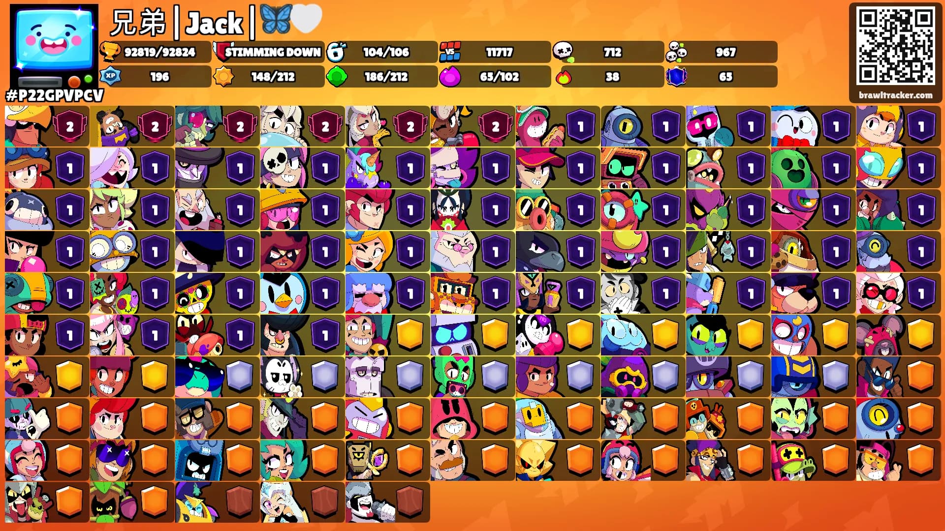 兄弟|Jack|🦋🤍's Ranks