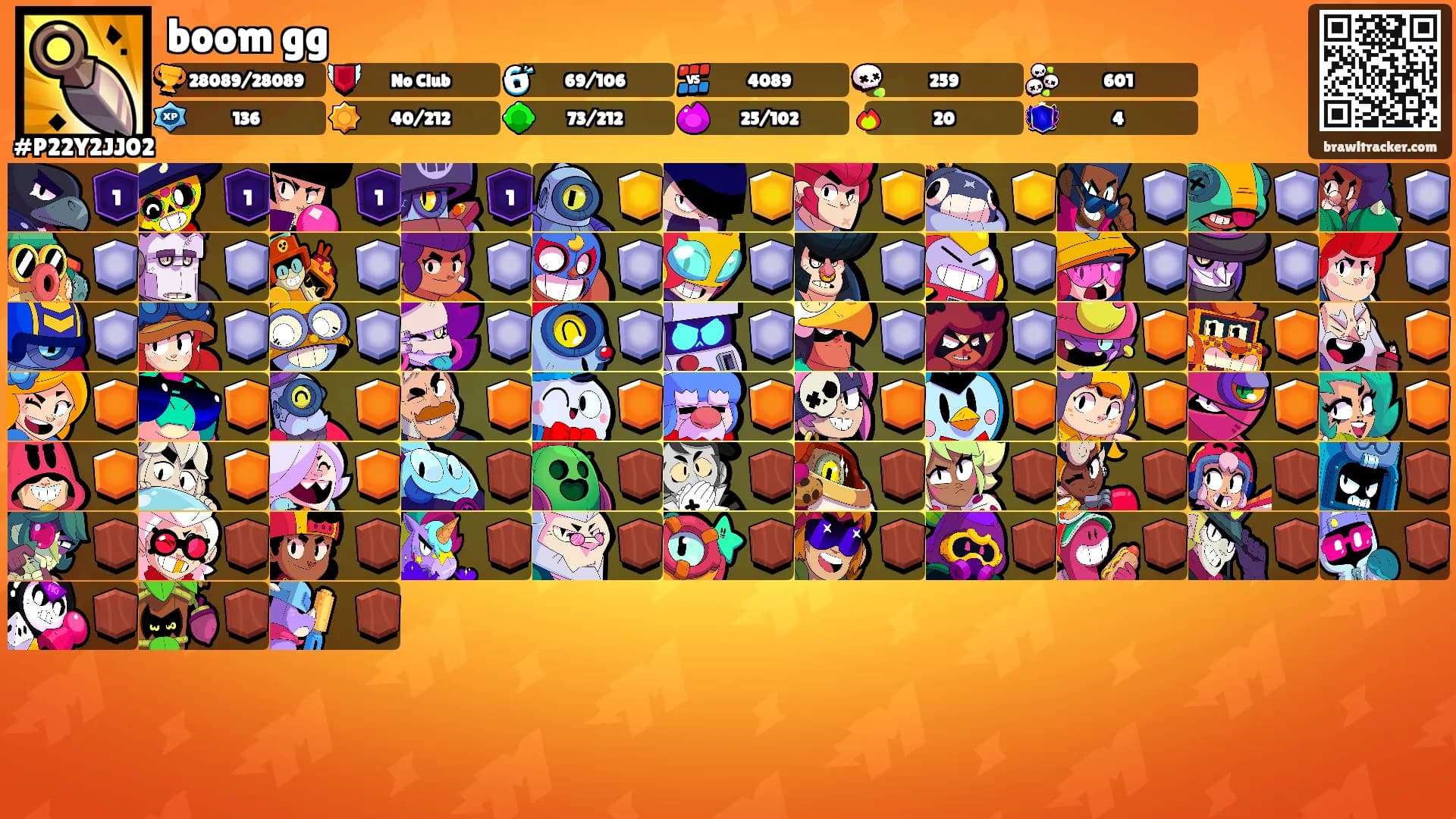 boom gg's Ranks