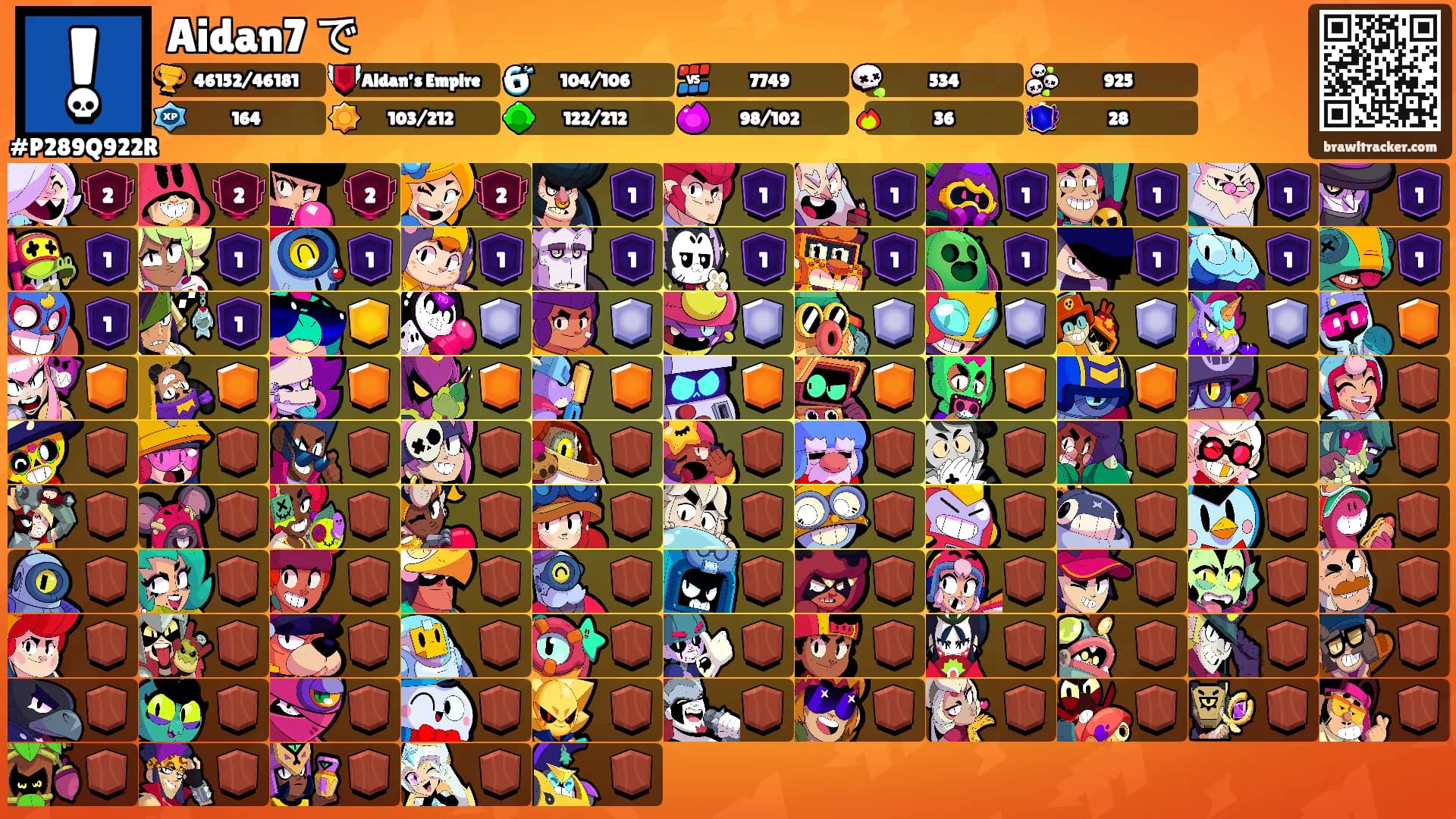 Aidan7 で's Ranks