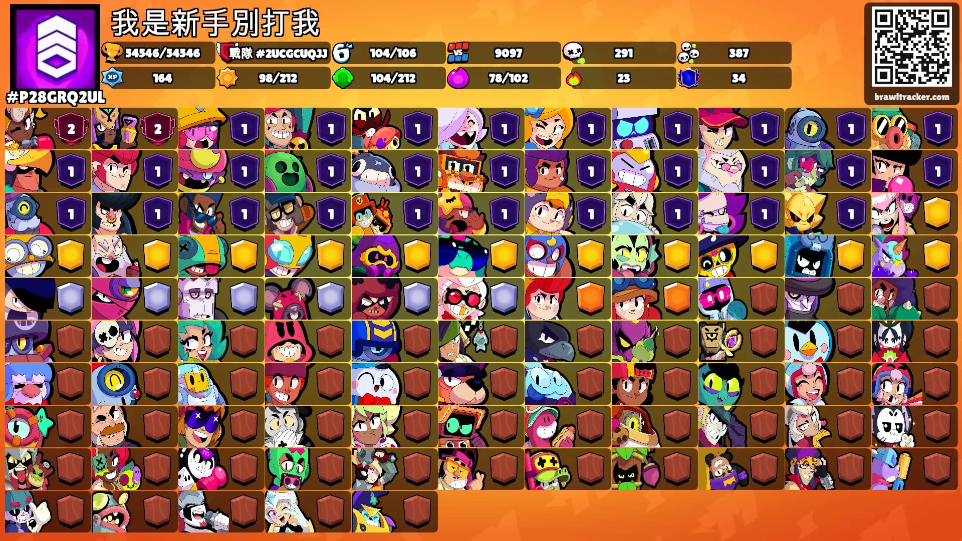 我是新手別打我's Ranks