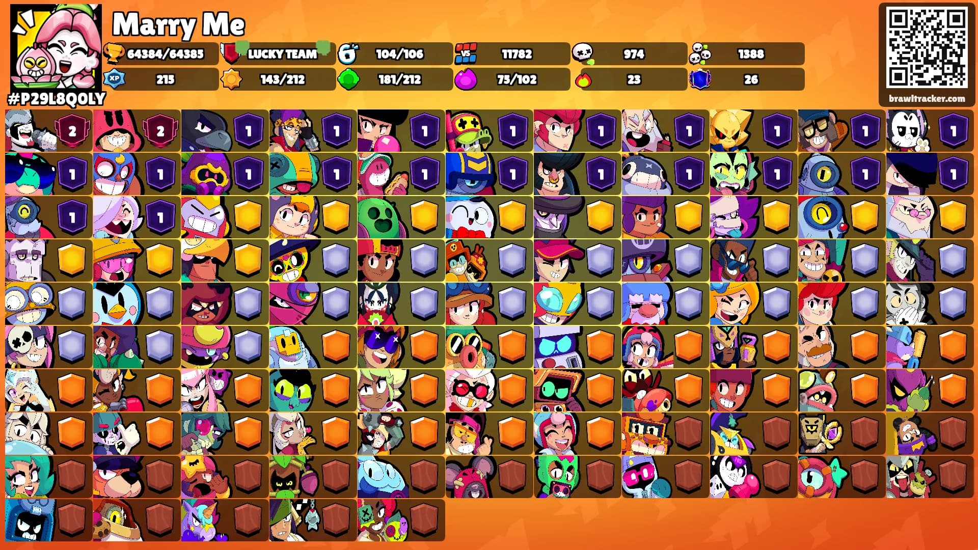 Marry Me's Ranks
