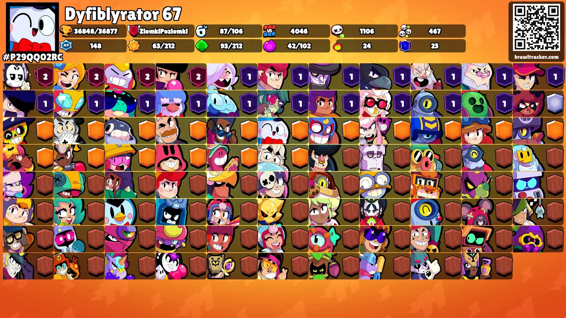 Dyfiblyrator 67's Ranks
