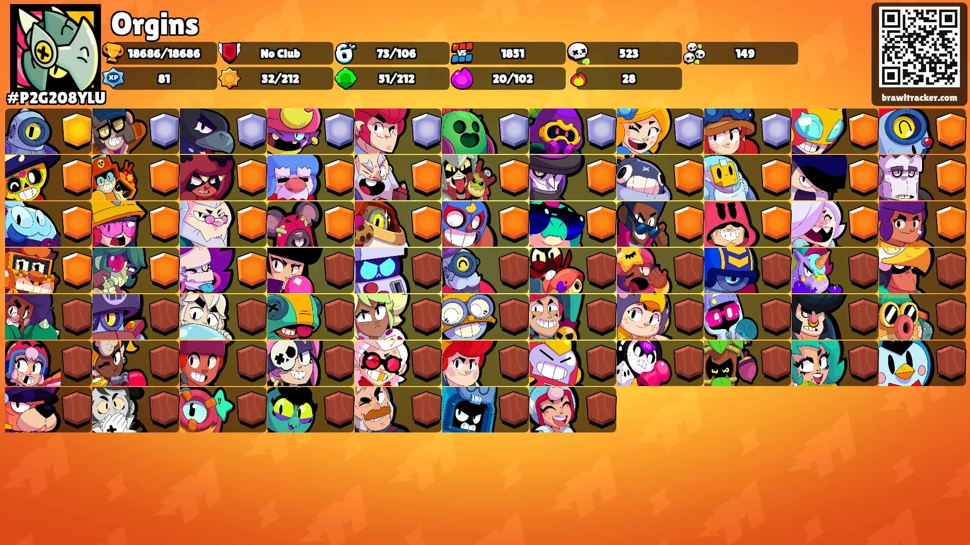 Orgins's Ranks