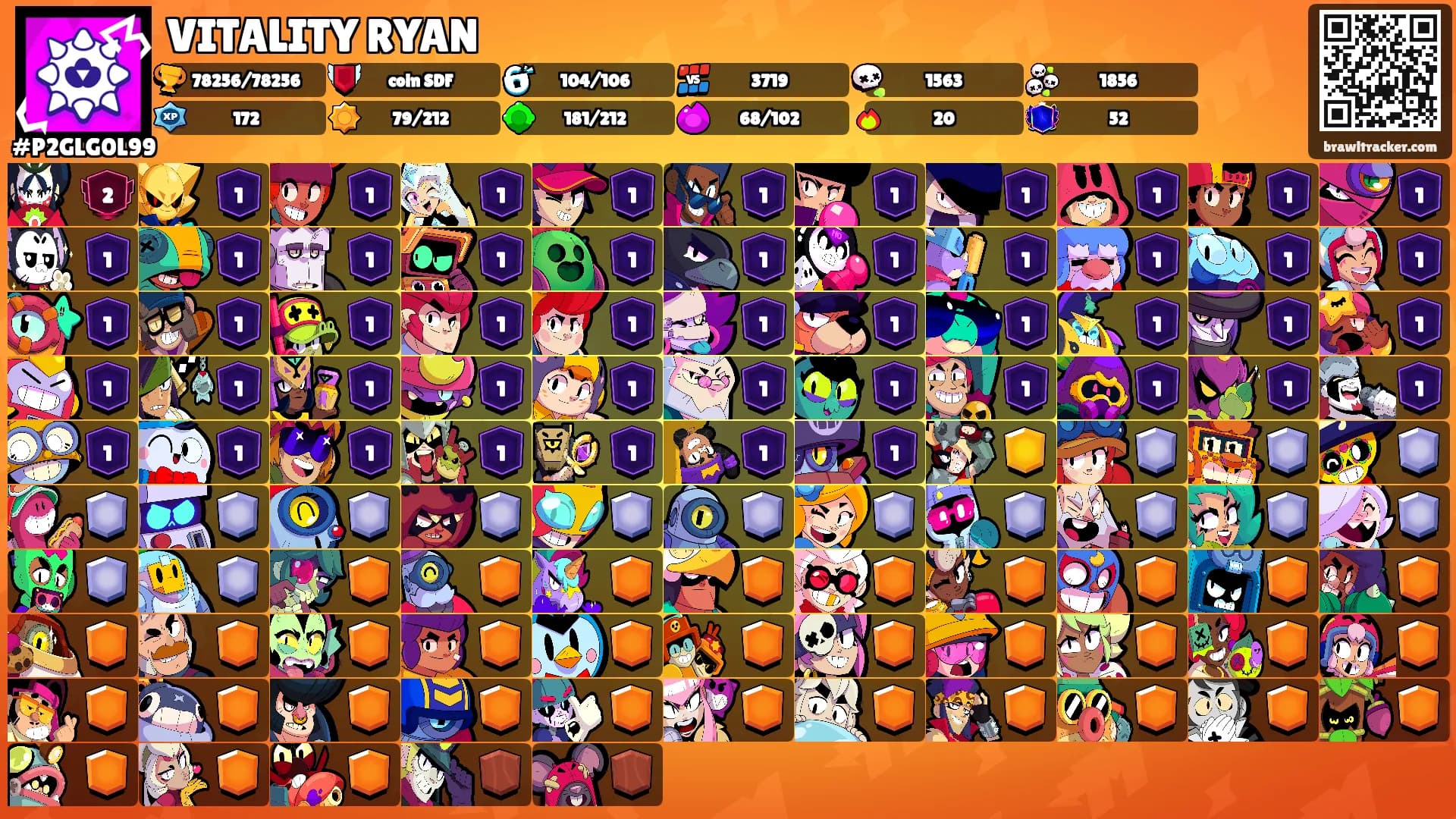 VITALITY RYAN's Ranks
