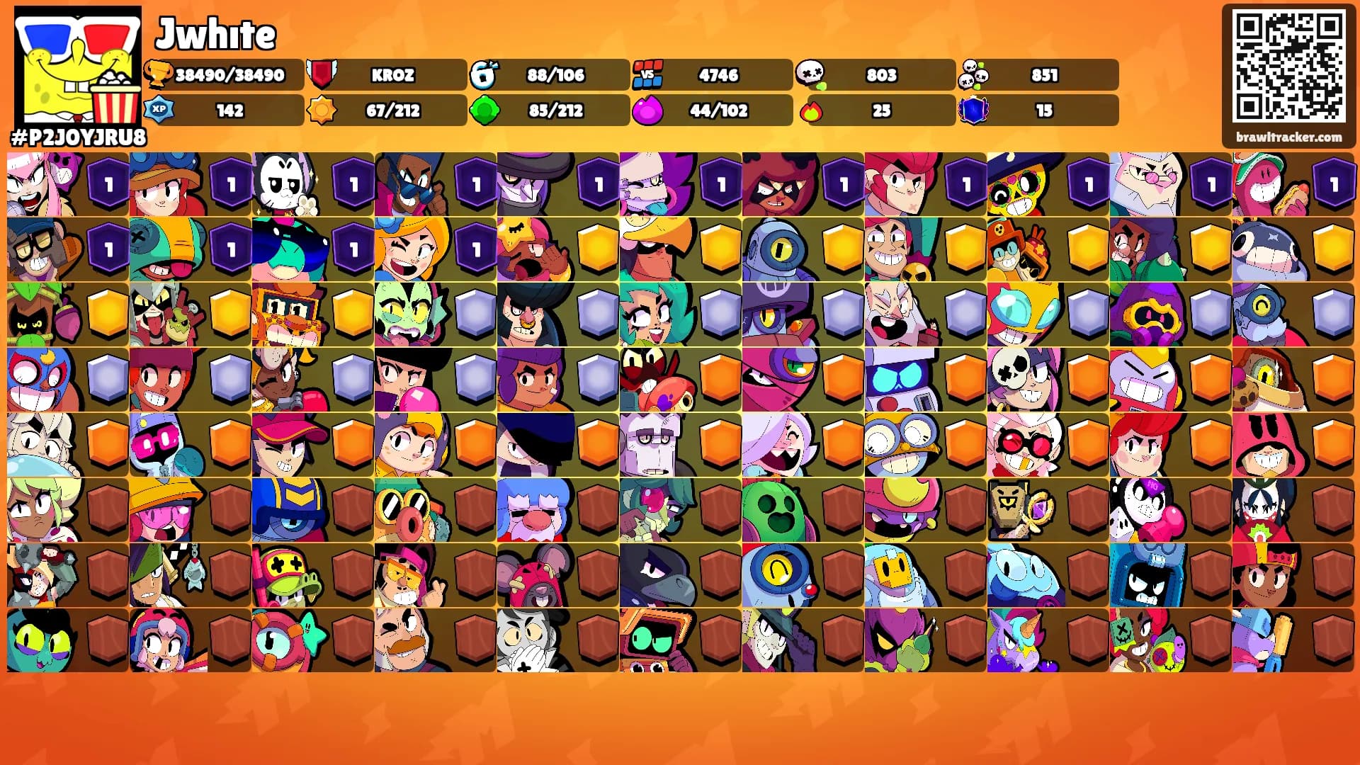 Jwhıte's Ranks