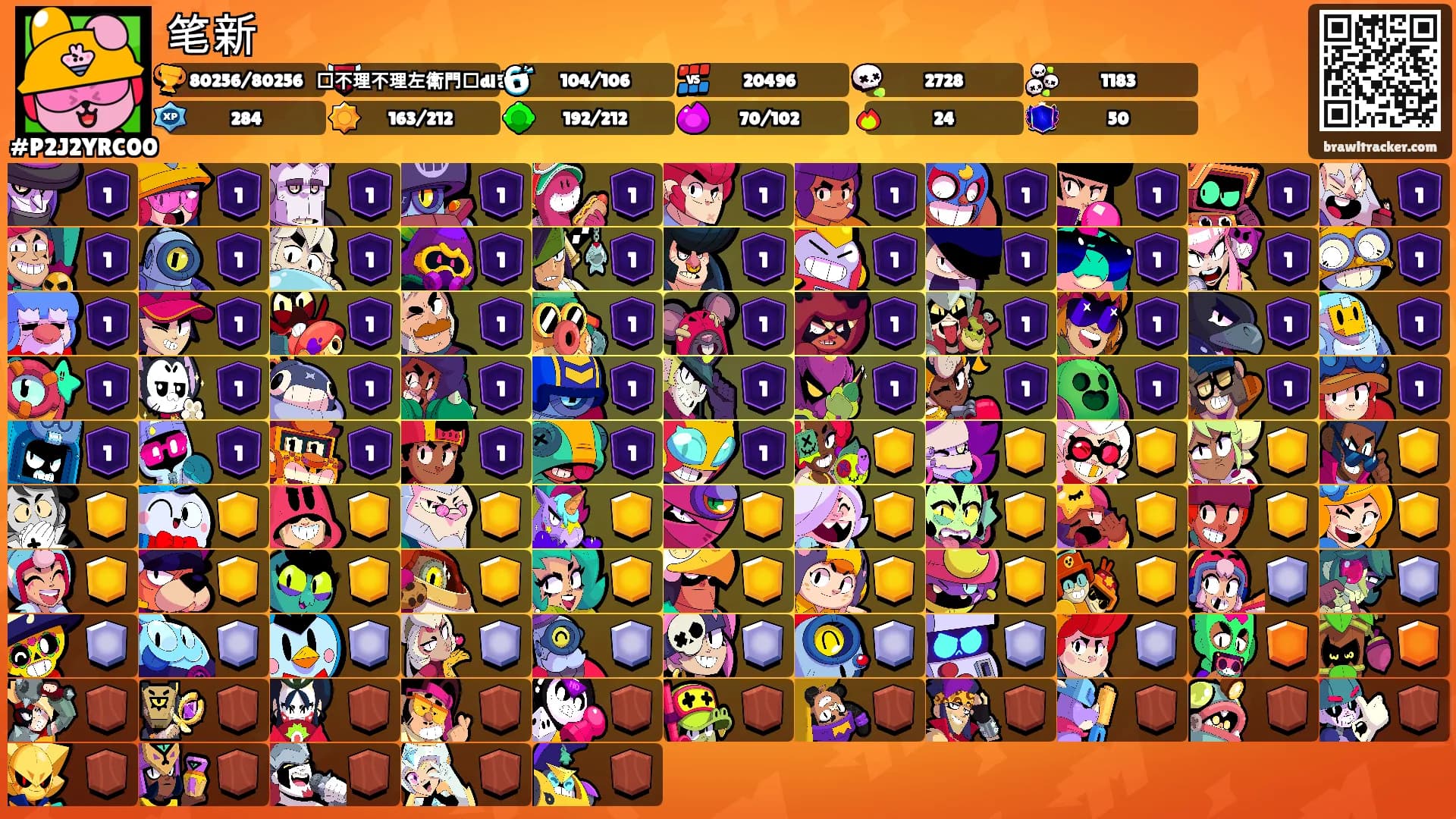 笔新's Ranks