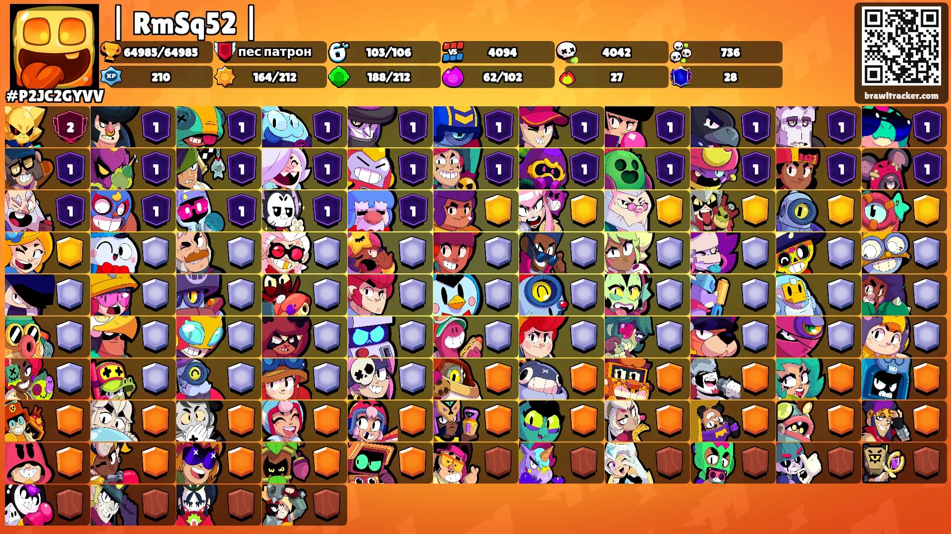 | RmSq52 |'s Ranks