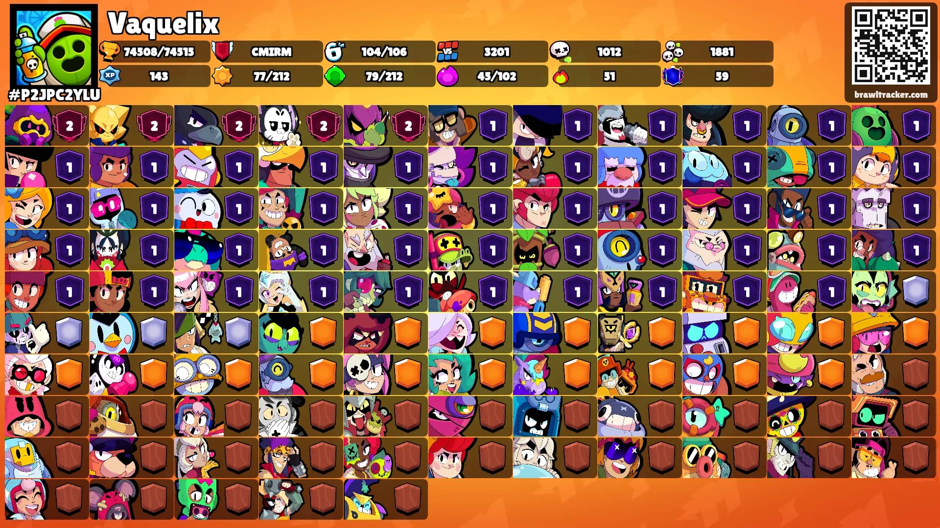 Vaquelix's Ranks