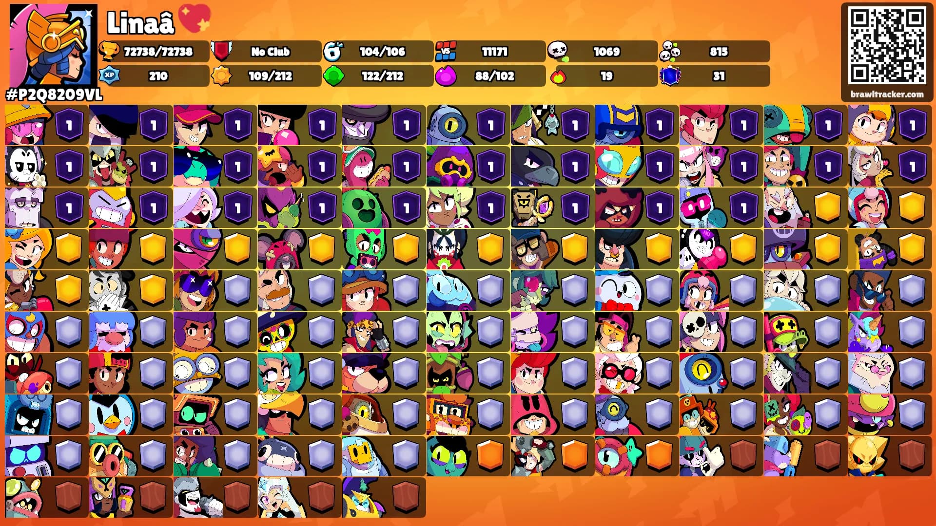 Linaâ 💖's Ranks