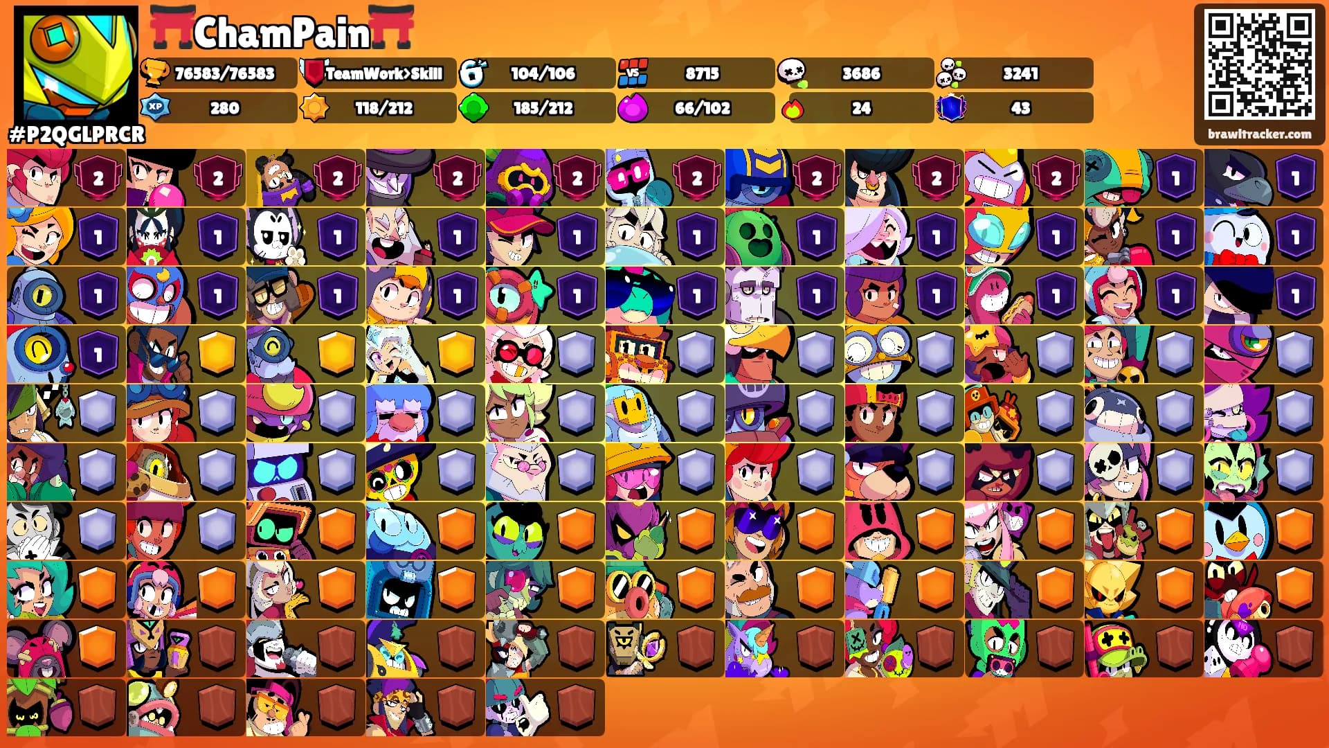 ⛩️ChamPain⛩️'s Ranks
