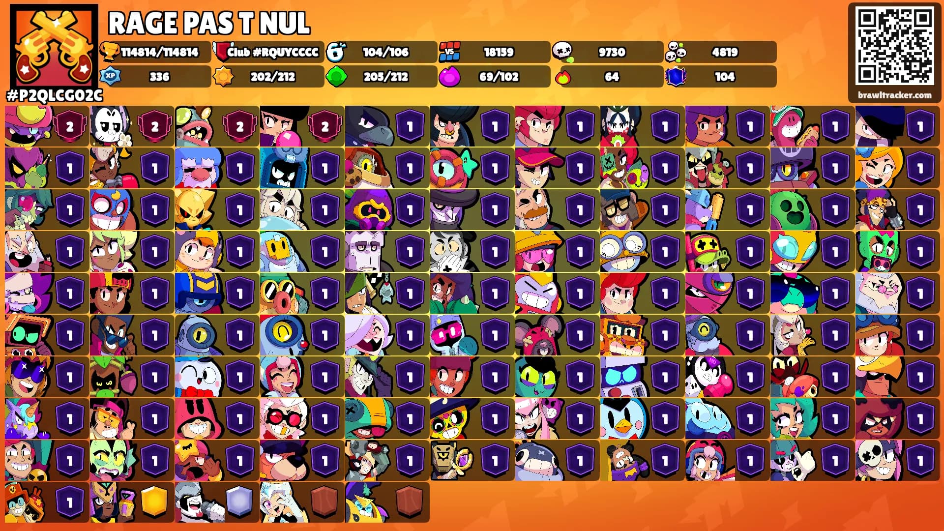 RAGE PAS T NUL's Ranks