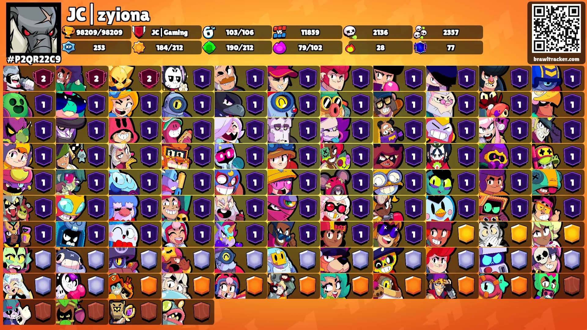 JC|zyiona's Ranks