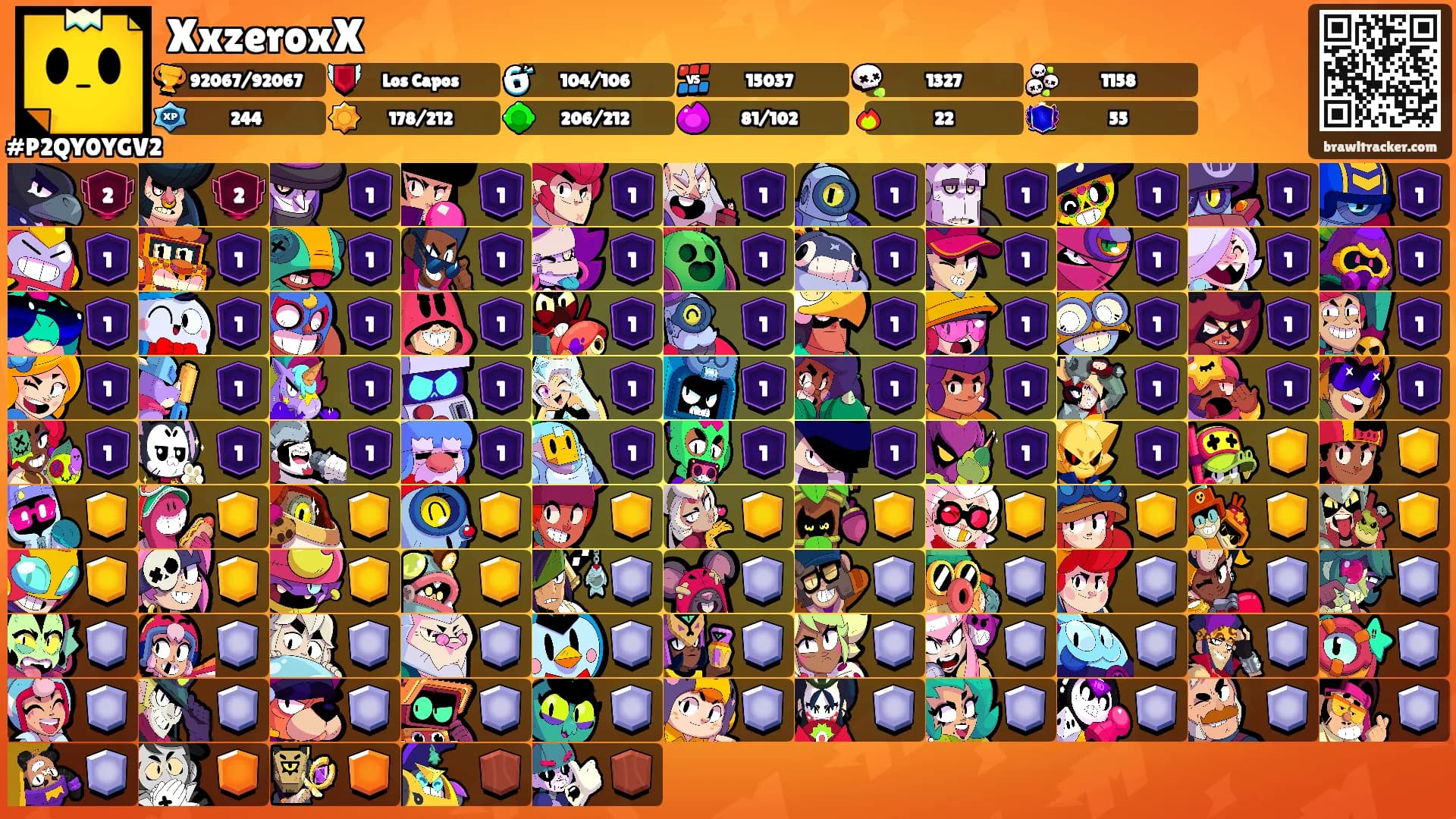 XxzeroxX's Ranks