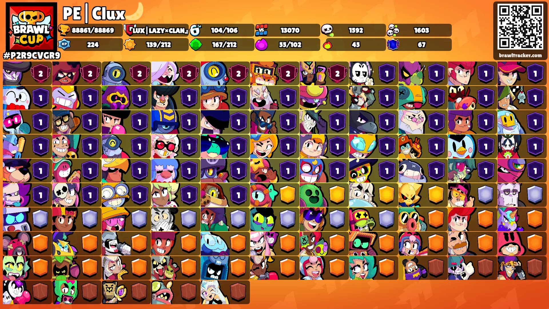 PE|Clux🌙's Ranks