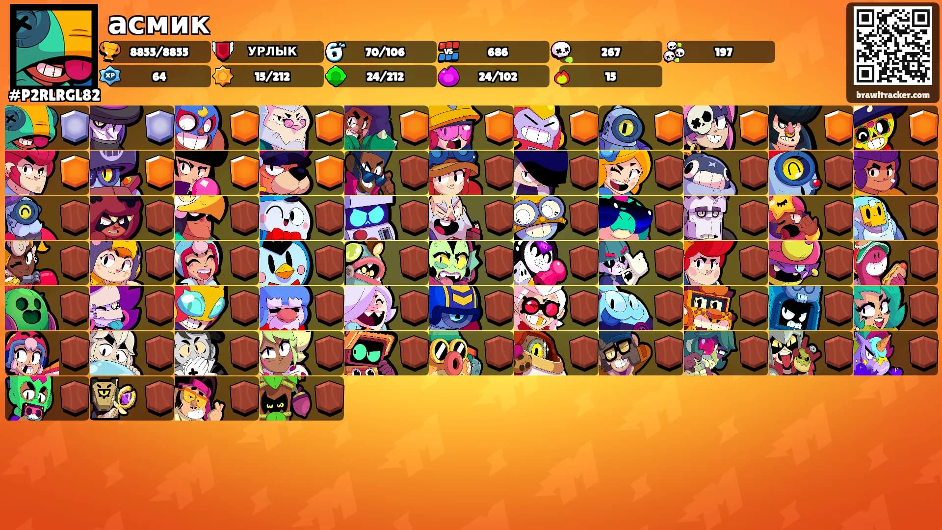 асмик's Ranks