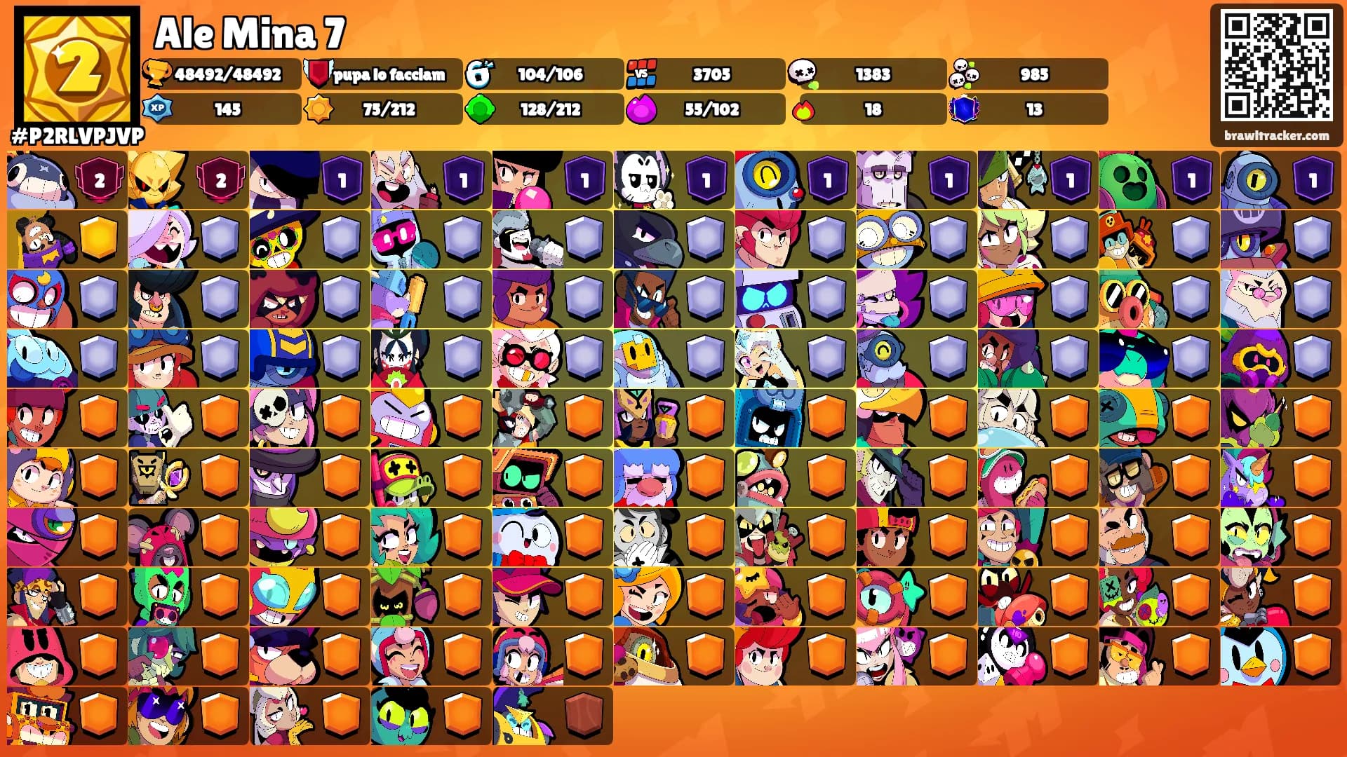 Ale Mina 7's Ranks