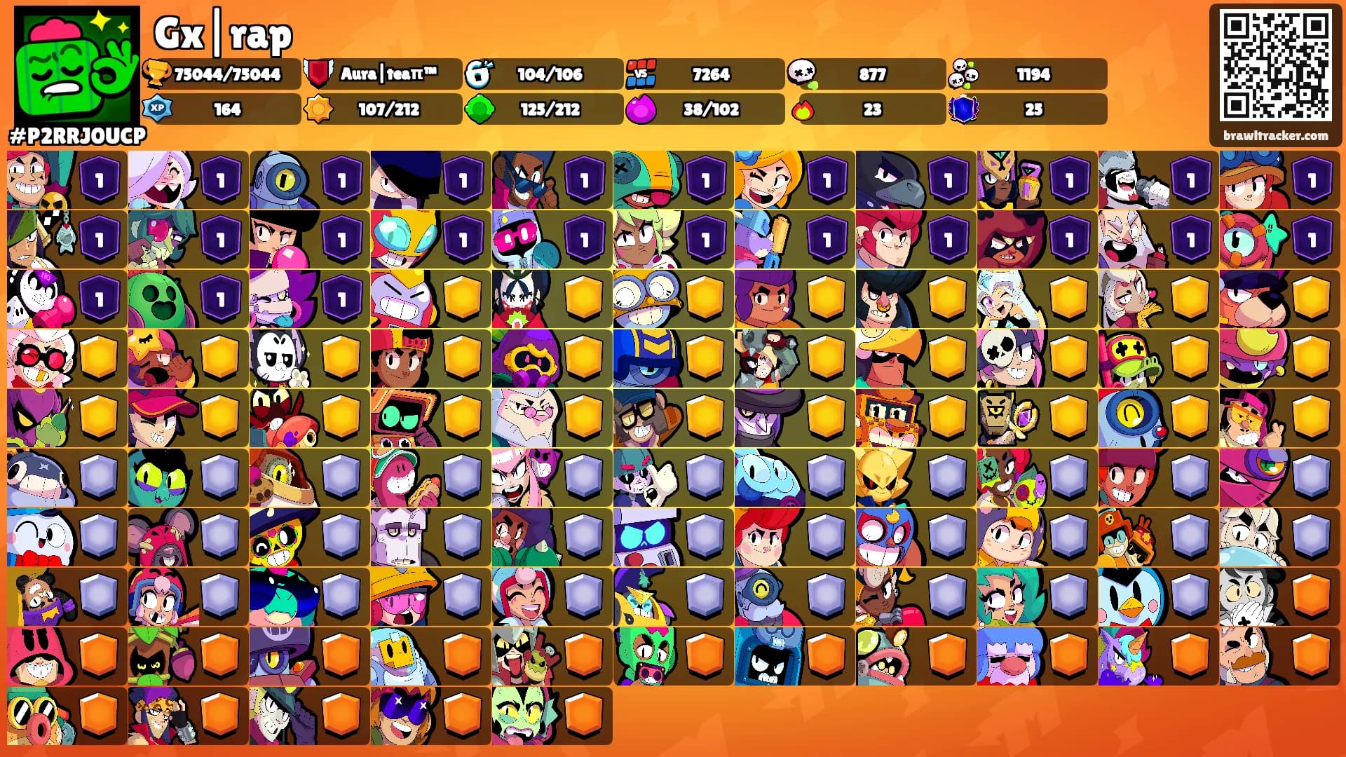 Gx|rap's Ranks