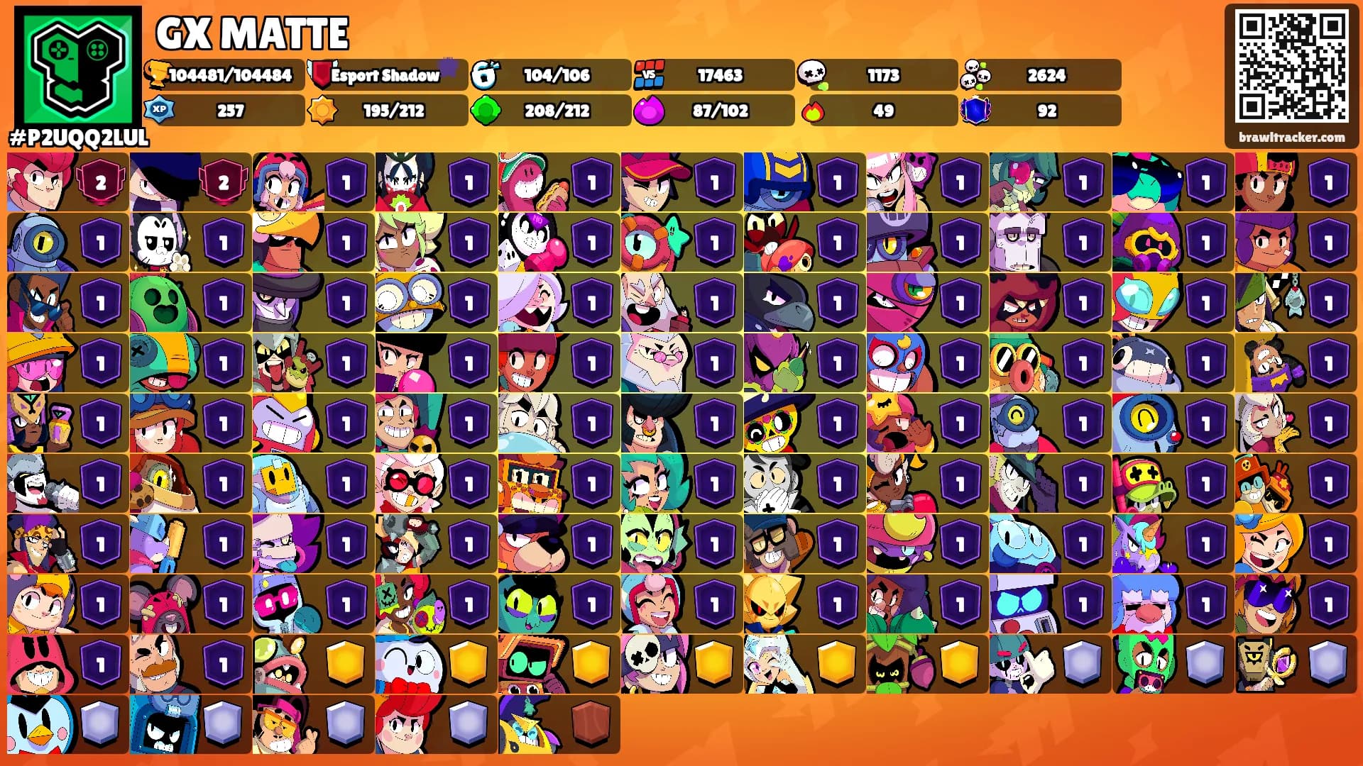 GX MATTE's Ranks
