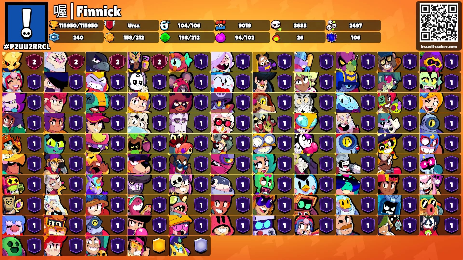 喔|Finnick's Ranks
