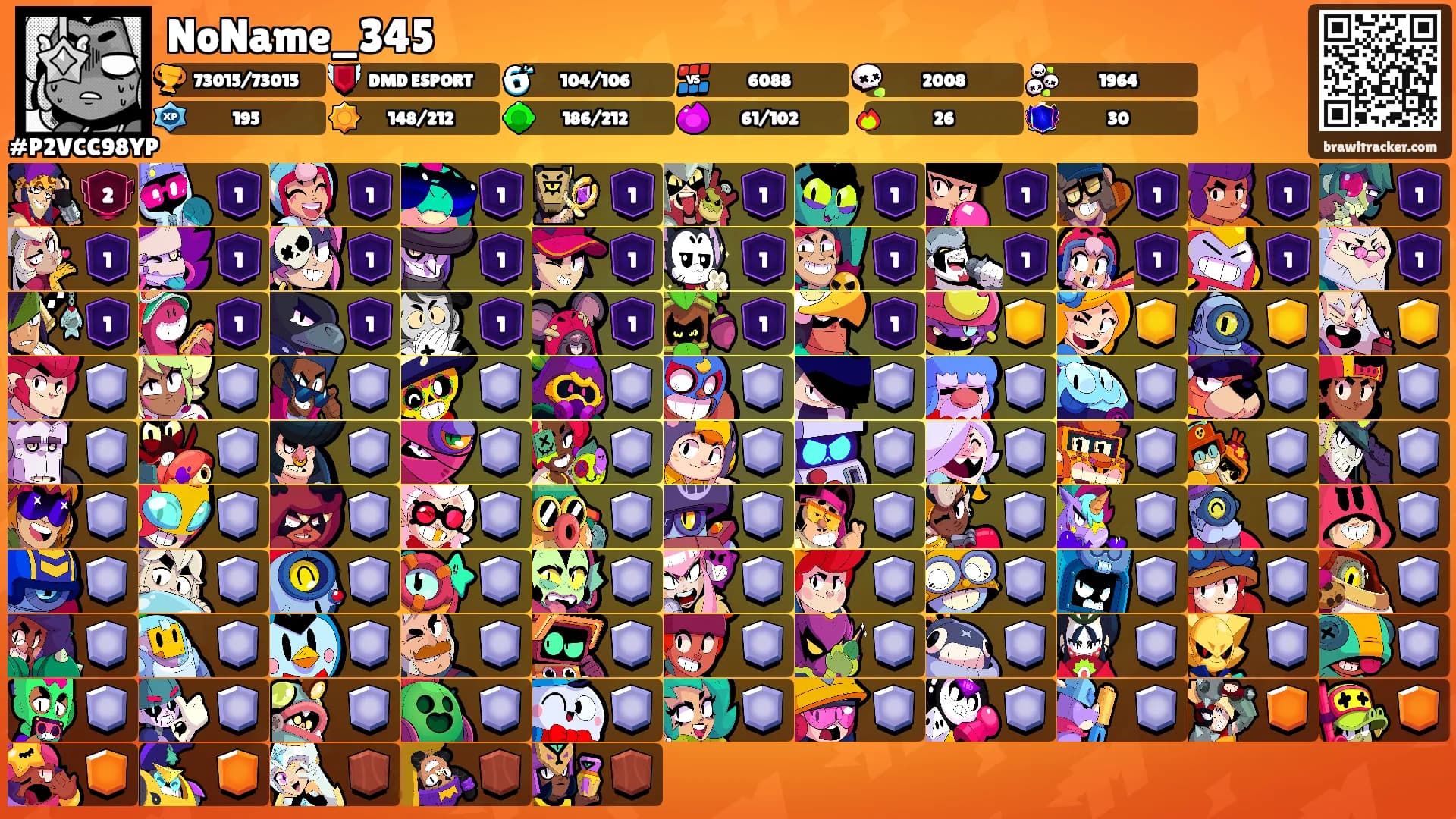 NoName_345's Ranks