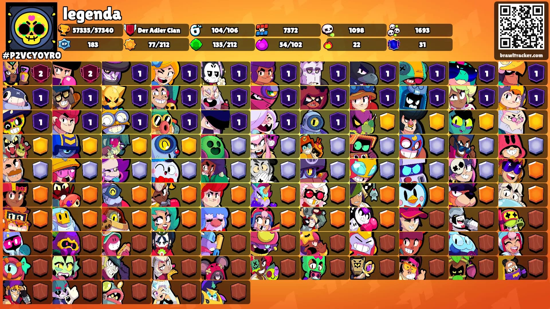 legenda's Ranks
