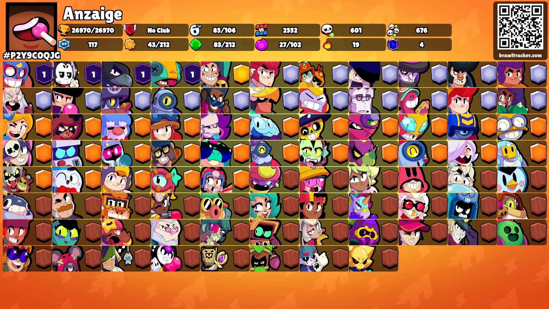 Anzaige's Ranks