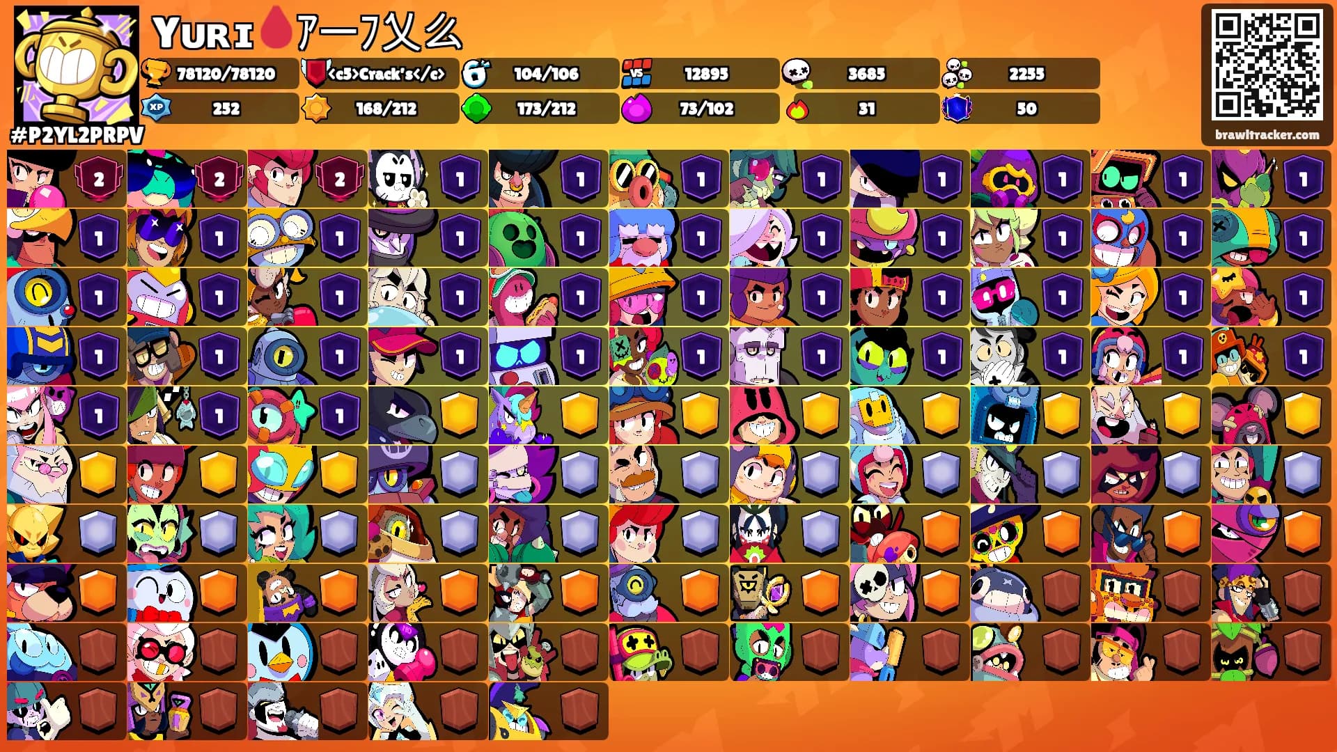 Yᴜʀɪ🩸ｱーﾌ乂么's Ranks